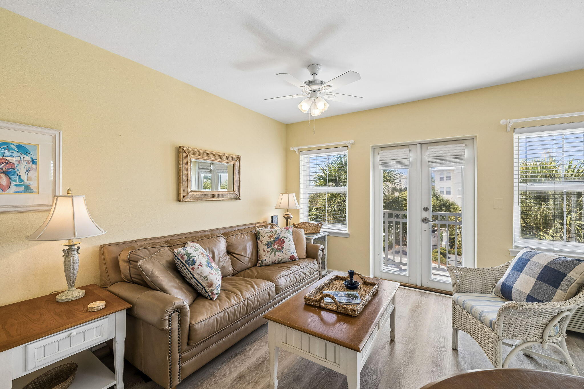 Welcome to the Inn at Gulf Place Unit 3-11, also known as Sunshine in the Inn, your perfect 30A beach escape. Ideally situated within Gulf Place, this inviting studio condominium home combines comfort, convenience, and coastal charm just moments from the Gulf of Mexico.
Designed to live larger than a typical studio, the space features a separate living area that creates a natural distinction between relaxation and sleeping areas. The kitchen is compact yet fully equipped, making it easy to prepare everything from a quick breakfast before the beach to an evening meal after a day in the sun. The spacious bathroom offers dual vanities and generous room to unwind.
Step outside and enjoy all that Gulf Place has to offer, including beach access, local dining, unique shops, art galleries, and seasonal events. With three community pools, hot tubs, and beautifully landscaped grounds, Sunshine in the Inn is the ideal place to experience the best of Scenic 30A and the Emerald Coast.