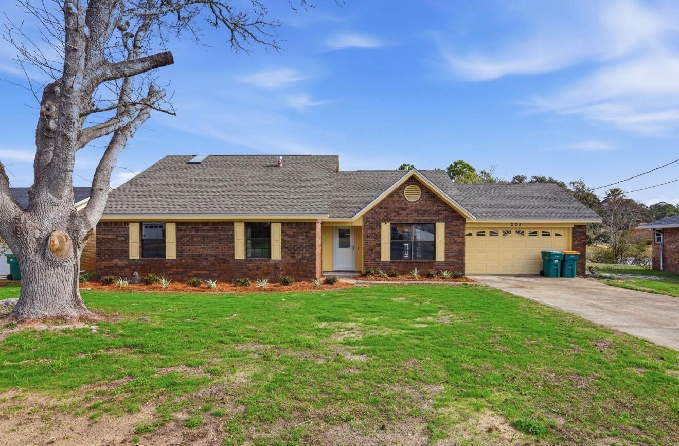 Beautifully renovated home conveniently located just a short commute to Hurlburt Field Air Force Base. This inviting property blends modern updates with charming character, creating a warm and welcoming atmosphere. Enjoy peaceful views from the backyard overlooking a serene lake--perfect for relaxing evenings or morning coffee. Ideally situated just minutes from Navarre Beach, local shopping, and dining, this home offers both comfort and convenience. Whether you're looking for your next home or a coastal lifestyle close to everything, this property is a must-see. Schedule your showing today and experience it for yourself.