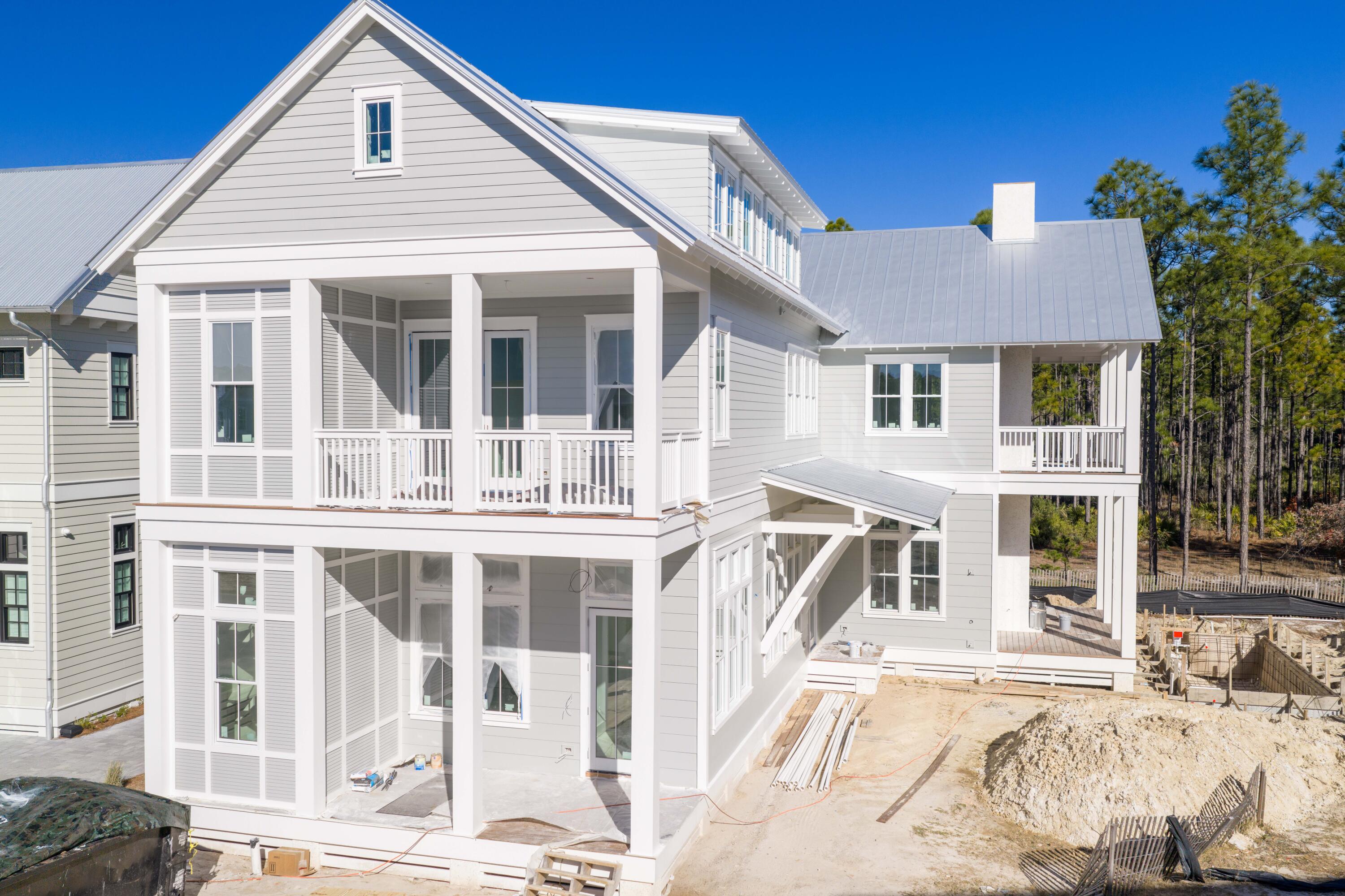 A rare opportunity in Phase 5 of WaterColor--this new construction by Romair marks their first build in the community in over six years, following a legacy of 300+ homes in the original WaterColor phases. Thoughtfully positioned on a preserve-backed homesite, this residence offers lasting privacy and a seamless connection to nature. Designed with entertaining in mind, the open-concept kitchen and living areas flow effortlessly to the outdoor pool and living space. The main level features a guest suite, while the primary suite overlooks the preserve and includes a private porch retreat. Upstairs, a spacious bonus/media room creates the perfect gathering space after long days at the beach. A true blend of craftsmanship, history, and lifestyle in one of 30A's most sought-after communities.