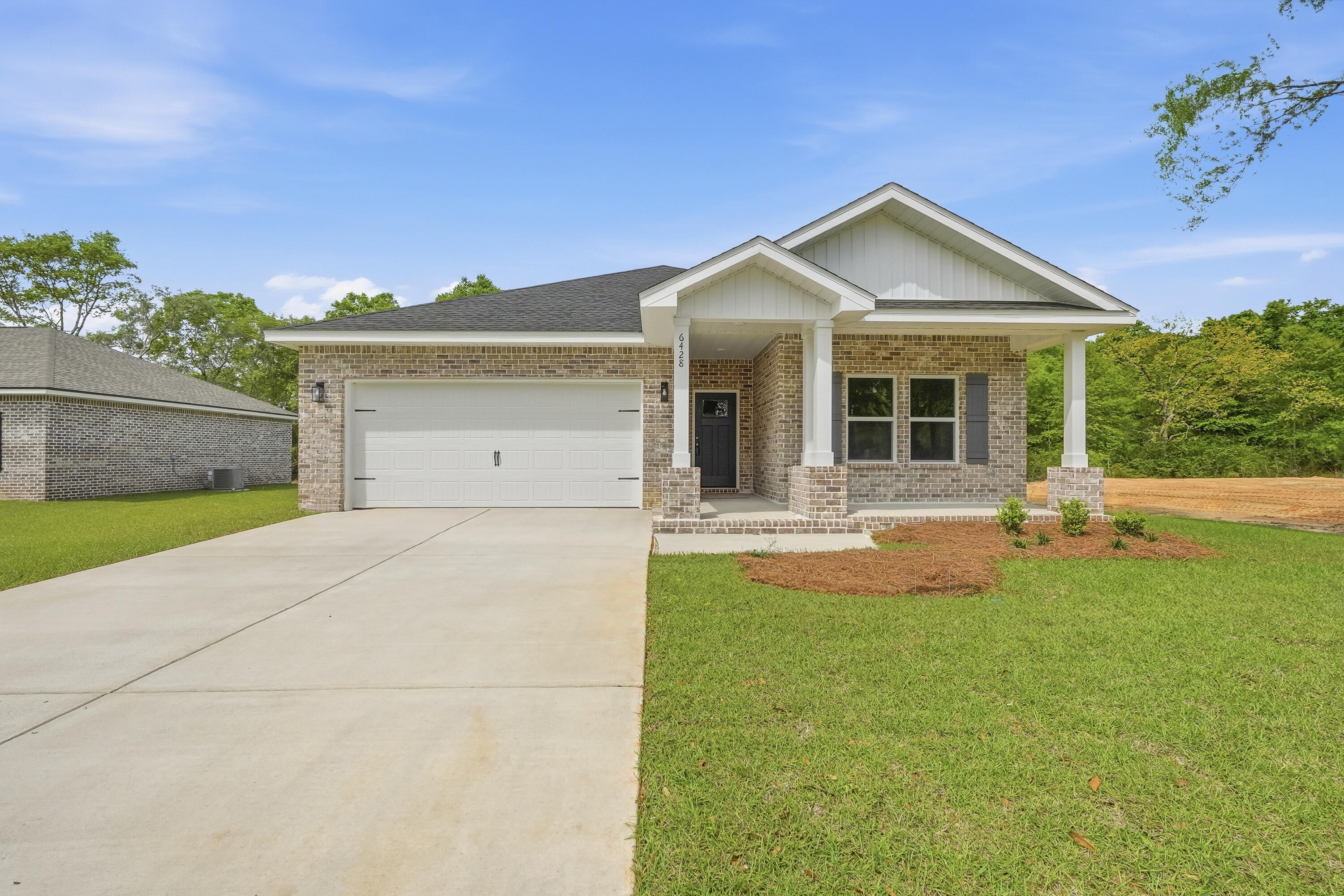 DESIGNED FOR EVERYDAY COMFORT & FUNCTIONALITY - The Maybell II.  Front & rear porches for relaxing in your fully landscaped yard.  Features include LVP in common areas, carpet in all bedrooms, raised ceilings, recessed lighting, ceiling fans thru-out, white shaker cabinets w/soft close doors/drawers, corner pantry, quartz countertops in kitchen & baths, double vanities in owner's bath + walk-in closet.  Family room overlooks cozy dining nook and kitchen with work island.  Seller will contribute up to $10,000 towards buyers closing costs and/or prepaids and/or rate buydown - call for details.