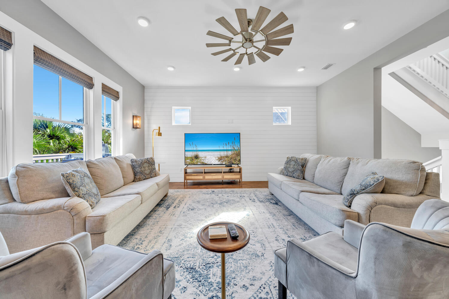 Located in the highly desirable Grande Pointe neighborhood of Inlet Beach, this 5 bedroom, 3 bathroom home offers strong, established short-term rental performance along with additional upside potential. The property generated over $95,000 in rental revenue in 2025, with more than $50,000 currently on the books, providing immediate income for a future owner.

Situated on a premium preserve-backed lot, the home is designed for both everyday living and rental functionality. The home comes fully furnished and features include two levels of screened porches, a whole-home Generac generator, top-of-the-line KitchenAid appliances, custom lighting, and blackout shades throughout. Grande Pointe offers a unique combination of amenities and natural surroundings, including private access to Lake Powell, the largest coastal dune lake in North America, ideal for kayaking and paddleboarding. The community also features a resort-style pool and dock for owners and guests to enjoy.

The home is conveniently located near public beach access, as well as nearby shopping and dining in Inlet Beach and Rosemary Beach. A new pedestrian tunnel currently under construction is expected to enhance connectivity to 30A and surrounding areas.

With documented rental history, existing future bookings, and a location in one of the fastest-growing areas along the 30A corridor, this property presents a compelling opportunity for those seeking a primary residence, second home, or income-producing property.