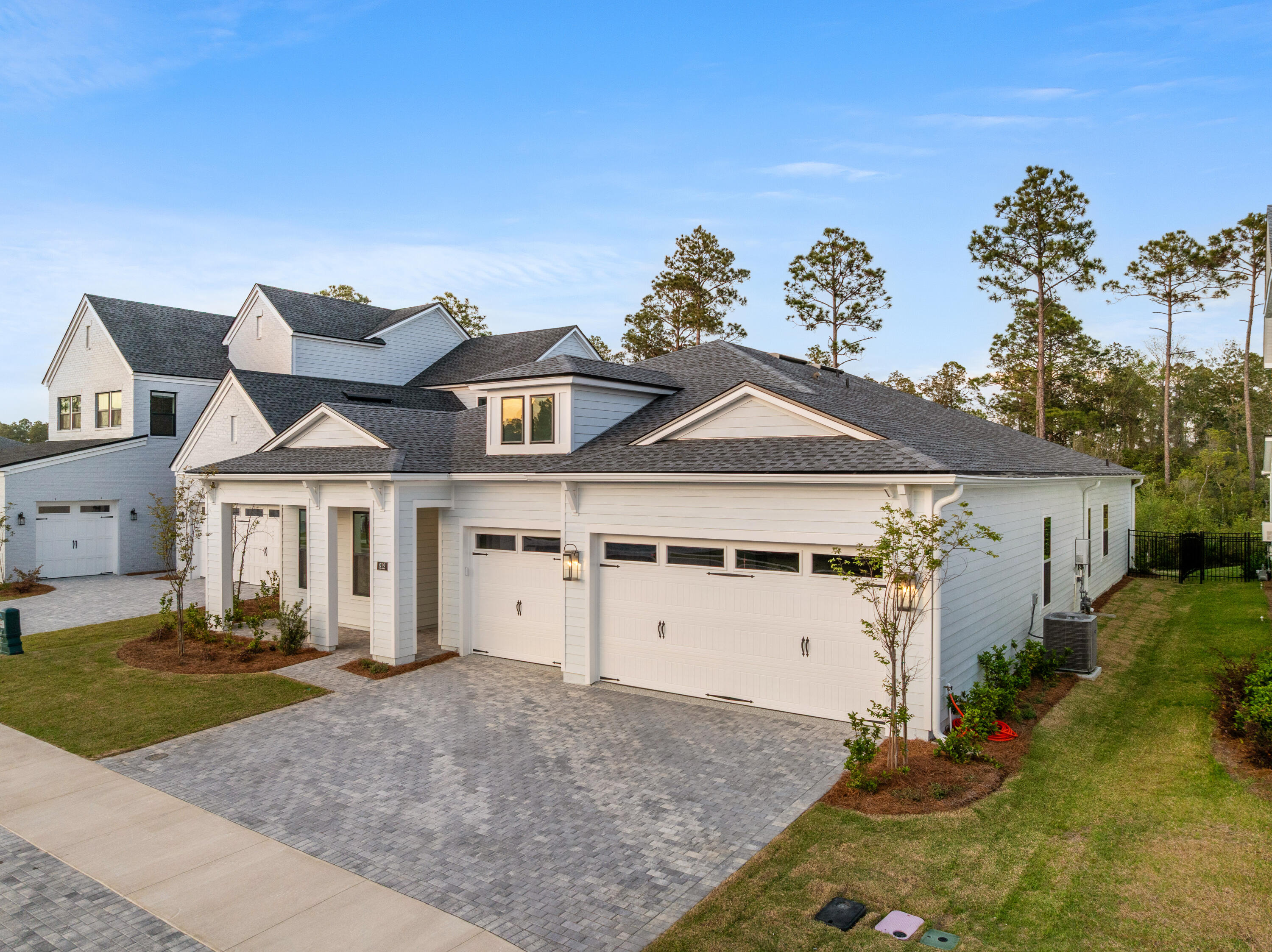Newly built, without the wait! 4BR/3.5BA home in Breakwater at Ward Creek offering 2,800+ SF of well-designed living space. Open-concept layout with spacious kitchen, stainless appliances, and generous living/dining areas, ideal for entertaining. Primary suite features a spa-like bath and oversized walk-in closet. Three additional bedrooms plus flexible space for office or bonus use. 3-car garage provides ample storage. Enjoy a private backyard with room for a pool. Located in a gated community with resort-style amenities including pool, pickleball, and walking trails. Minutes to Panama City Beach, shopping, dining, and the airport. Move-in ready and better than waiting to build!