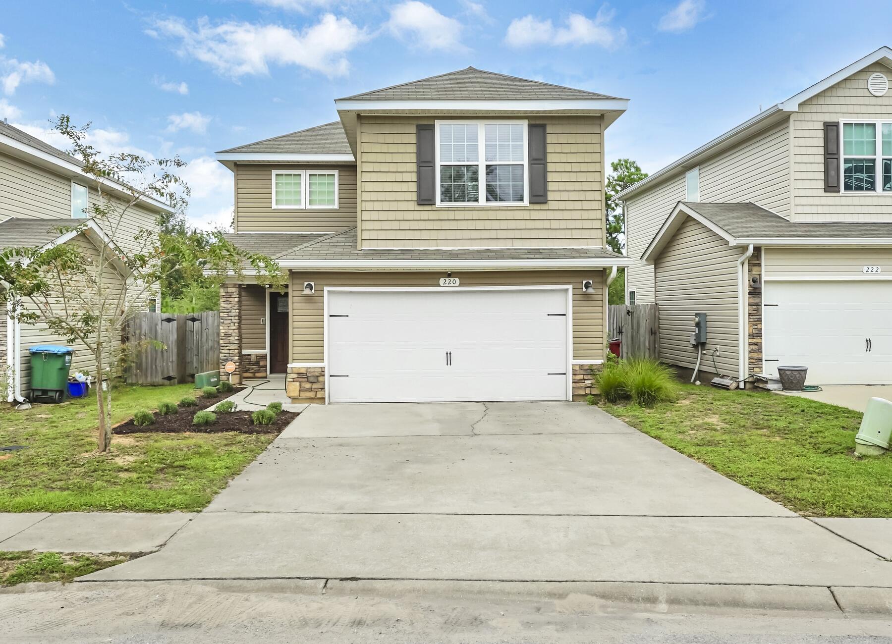 AVAILABLE... July 1, 2026. 3bd/2.5bth.** Home has been newly repainted with white paint**
Living Area opens to the Kitchen w/breakfast bar, pantry, built-in microwave, smooth top range, & dishwasher. Cream tile floors in the powder room, 2nd bathroom and primary bathroom. Wood flooring in the Foyer, Family Room, Dining room and the Kitchen. Carpeting in the remaining areas: bedrooms, stairs, upstairs hallway and closets. Upstairs: laundry room, additional bathroom, two additional bedrooms and the Primary Suite offers dual vanities, garden tub, separate shower, and walk-in closet.

NO smoking and NO cats. Dogs allowed upon approval with a non-refundable pet-fee. 600 minimum FICO credit score required in addition to meeting rental criteria. $40 a month per pet monthly fee. If two pets, $25 per pet monthly fee.

All applicants are required to complete an application on https://onefamilypropertyservices.petscreening.com/
regardless of if they own a pet or not.  Applicants with an ESA are also required to complete the application.
**Please note, only one pet profile per pet is required.

This property is a part of a Homeowners Association and tenants will be required to adhere to certain rules and restrictions.  If you have any questions, you may request to view the HOA Covenants prior to application. 

 ** Fees Required once an application is approved include, but may not be limited to: Security Deposit, Non-Refundable Fees (cleaning and rekey), $20 Certified Mail Fee, and Pet Fees (when applicable).