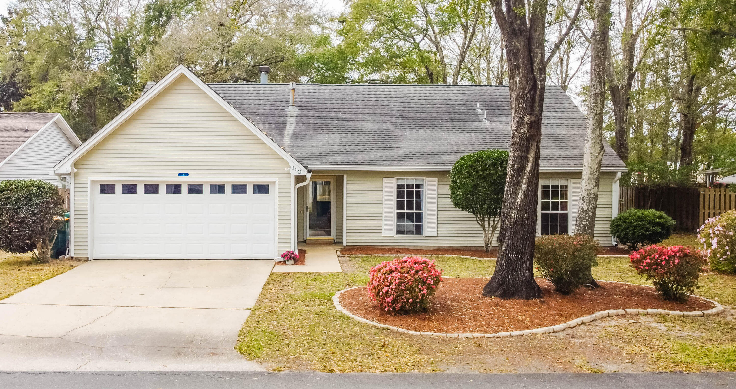 Beautiful, 1,760 sq ft home in greater Bluewater Bay area! Located in Blue Pine Village, this property features several updates including fully upgraded bathrooms (2023), new blinds throughout (2024) & new fans/light fixtures in bedrooms & dining area. The outdoor space includes a fenced backyard with a covered patio, along with gorgeous landscaping throughout. The interior showcases a living space with a vaulted ceiling & a stone fireplace, along with a kitchen featuring a gas stove/oven & kitchen island. The home also includes an upstairs bonus room & a spacious main bedroom suite with a double vanity & walk-in shower. The property is located within walking distance of Winn-Dixie, restaurants & coffee, within 3.5 miles of the Mid-Bay Toll Bridge & within 9.1 miles of Eglin AFB East Gate.