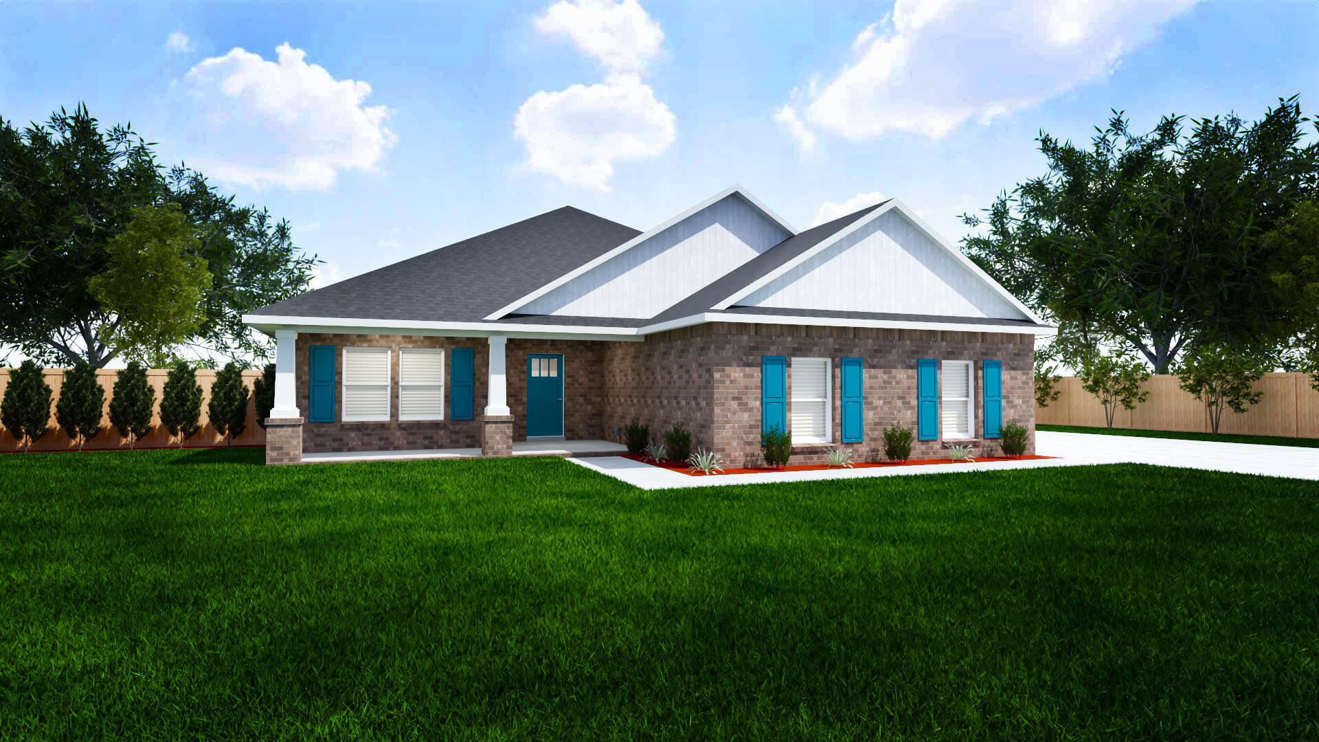 Welcome home to your new country estate for laid back living with all the conveniences of a modern, wonderfully built home. This stunning Ruby Estate Floor Plan is situated on a private 1.03-acre estate lot in the Walther Reserve community in Milton. Offering 4 bedrooms, 3 full bathrooms, and 2483 square feet of beautifully designed living space, this home blends modern convenience with spacious country charm.
The oversized homesite is tucked away in a quiet, low-traffic street surrounded by nature, providing the perfect backdrop for privacy and peaceful living. Inside, the home showcases Herbst Homes' signature quality and attention to detail, with upscale features throughout. You'll find high-end cabinetry, granite or quartz countertops, and premium finishes that elevate every space. The kitchen is equipped with stainless steel appliances, under cabinet lighting, soft close cabinets, a walk-in pantry, all designed for both function and beauty.
Additional upgrades include a whole-house blinds package, crown molding in the common areas, and durable luxury vinyl plank flooring. The spacious, split-bedroom layout includes a luxurious primary suite with a tray ceiling, tiled walk-in shower, garden tub, double vanities, and a generous walk-in closet. A side-entry three-car garage elevates curb appeal with a clean, upscale look while providing ample space and functionality. This home has it all!
Pictures are of a similar home, colors may vary. Projected completion is July 2026.