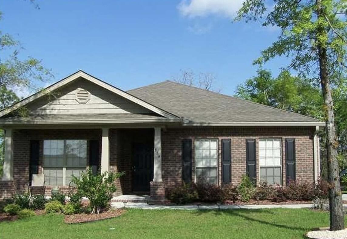 This home is the one, 3BR/2BA home located in South end of Crestview in Fox Valley! You will love this all brick home with an open floor plan to include a well equipped kitchen and breakfast bar, large living room with fireplace, dining area and office. Enjoy the split bedroom plan with master bedroom and bath with garden tub, separate shower, and walk in closet plus two additional bedrooms and bath, inside laundry room and two car side entry garage! Available for occupancy 7-1-22.