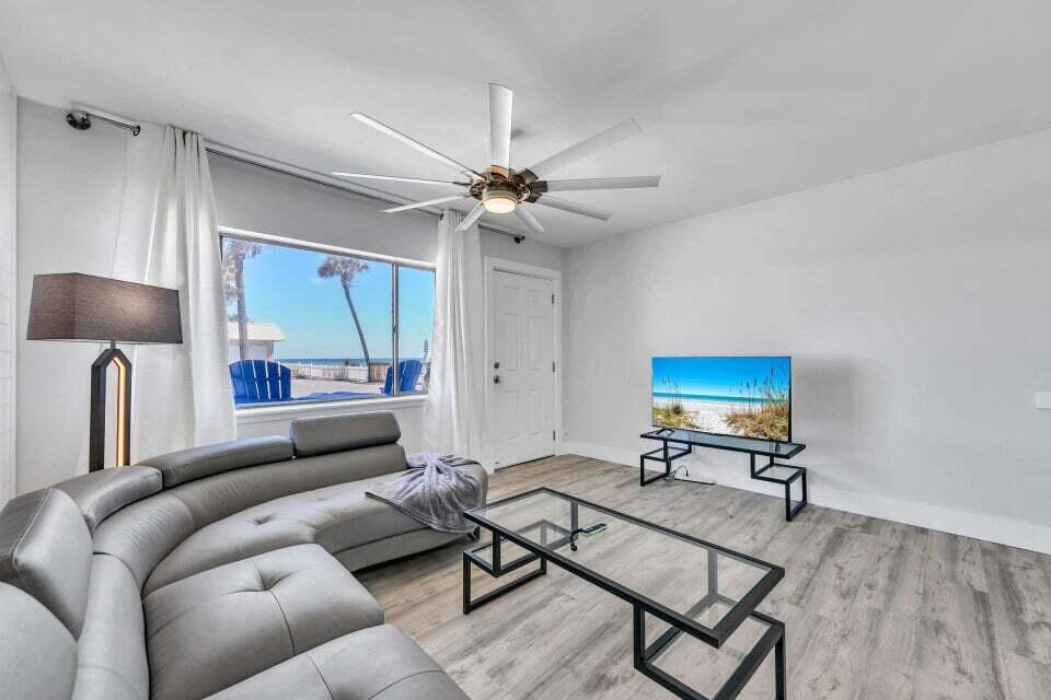 Clean & Chic 1 BR 1 BA property with Beach Views & Private Beach Access. One level, Steps from the beach, 2 parking spots, Low HOA, Gated Entrance, Short Term Rentals Allowed. Exceptional investment opportunity sold Fully furnished, granite countertops with a waterfall edge, new appliances, elegant flat smooth ceilings throughout (no popcorn ceilings), copper electrical wiring. The efficient floor plan comfortably accommodates guests set up with two queen beds, maximizing occupancy potential.
Enjoy Gulf views from two community decks, plus a barbecue area for outdoor dining. Conveniently located in close proximity to Destin Commons, Silver Sands, restaurants, golf courses, and entertainment venues that attract visitors year round. 
Active Airbnb Listing - Need appointments for showings. Need Gate Code to Access Property.
Seller Financing available with down payment, contact agent for details.
