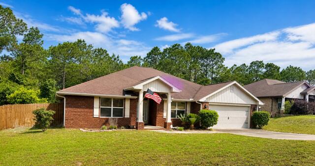 Welcome to South Crestview!  This ALL-BRICK home will have a NEW ROOF installed with an acceptable offer!  Ideally located for an easy commute to military bases and just a short drive to the area's stunning white-sand beaches.
Inside, you'll find a spacious and functional layout featuring 4 bedrooms and 2 bathrooms, along with a formal dining room perfect for entertaining and a dedicated office, ideal for working from home.  The kitchen is a standout with stainless steel appliances, lots of cabinets, a large pantry and plenty of space for cooking and gathering.  
The primary suite offers a relaxing retreat with a trey ceiling, a large walk-in closet, and a luxurious en-suite with a separate garden tub and shower.
Step outside to enjoy the covered screened porch overlooking a fully fenced backyard--perfect for pets, play or relaxing evenings.  Additional features include a sprinkler system, orange trees, 2-car garage with hurricane protected door and a convenient pull-down attic stairs providing extra storage.  
Don't miss your opportunity to make this home YOURS!  Call me today for an appointment.