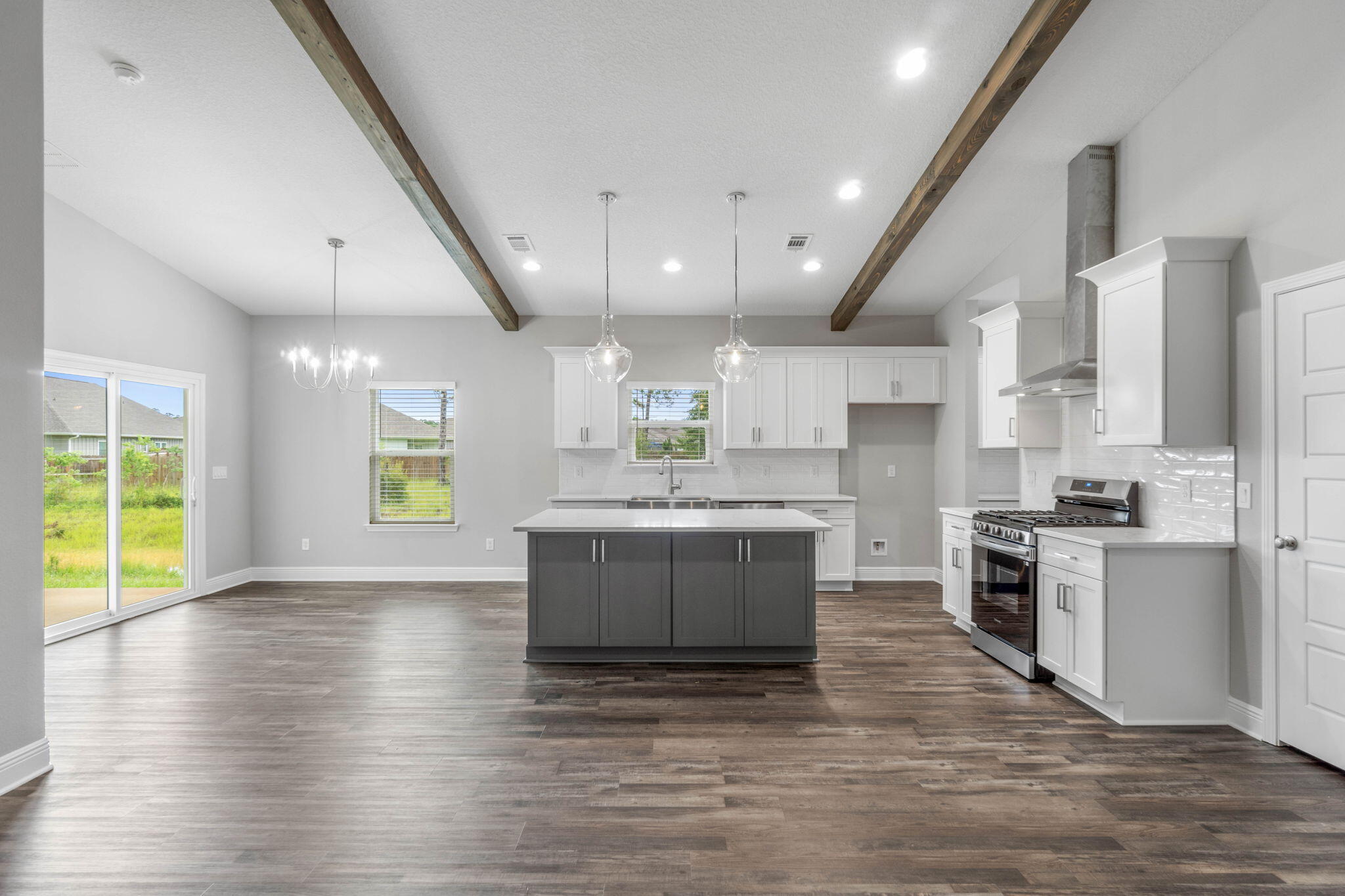 This Adorable and semi-custom craftsman inspired brand new home offers  spacious living with 3 bedrooms, 2 and a half bathrooms, an additional study or an office and endless opportunities to make it your own. House features Stainless Steel appliances, gas fireplace, quartz countertops, tall kitchen cabinets with crown, 9 ft. ceilings and an open Kitchen / Family Room concept - all this add warmth and character to the already beautiful design. Free standing gas range and tankless hot water heater make for a modern and comfortable living experience that you'll enjoy every day. You'll never have to worry about running out of hot water - a feature that is sure to impress. The master bathroom boasts dual vanities and oversized Walk-in closet.  But what truly sets this home apart is the opportunity to personalize it to your exact preferences. You'll have the chance to choose from 10 different flooring options, select your preferred counter top color, and even pick out the cabinet colors that speak to you. This is not your average builder-grade house - it's a true gem waiting for your personal touch. This craftsman home is brought to you by family-owned business that builds homes with heart. When you purchase this home, you'll not only be investing in a beautiful house but in a company that values integrity, craftsmanship, and customer satisfaction. We take pride in every home we build and ensures that each one is a reflection of our commitment to quality and excellence. With a focus on personalized service and attention to detail, you can trust that your home-buying experience will be second to none. Don't miss out on this opportunity to own a beautiful, semi-custom home built by a company with a heart. Contact us today to learn more about how you can make this house your forever home. *Estimated completion on or before September 30th 2026* THESE ARE STOCK PHOTOS- NOT ACTUAL LOT SPECIFIC FINISHES. PHOTOS ARE OF SIMILAR PROPERTIES THAT WERE BUILT.