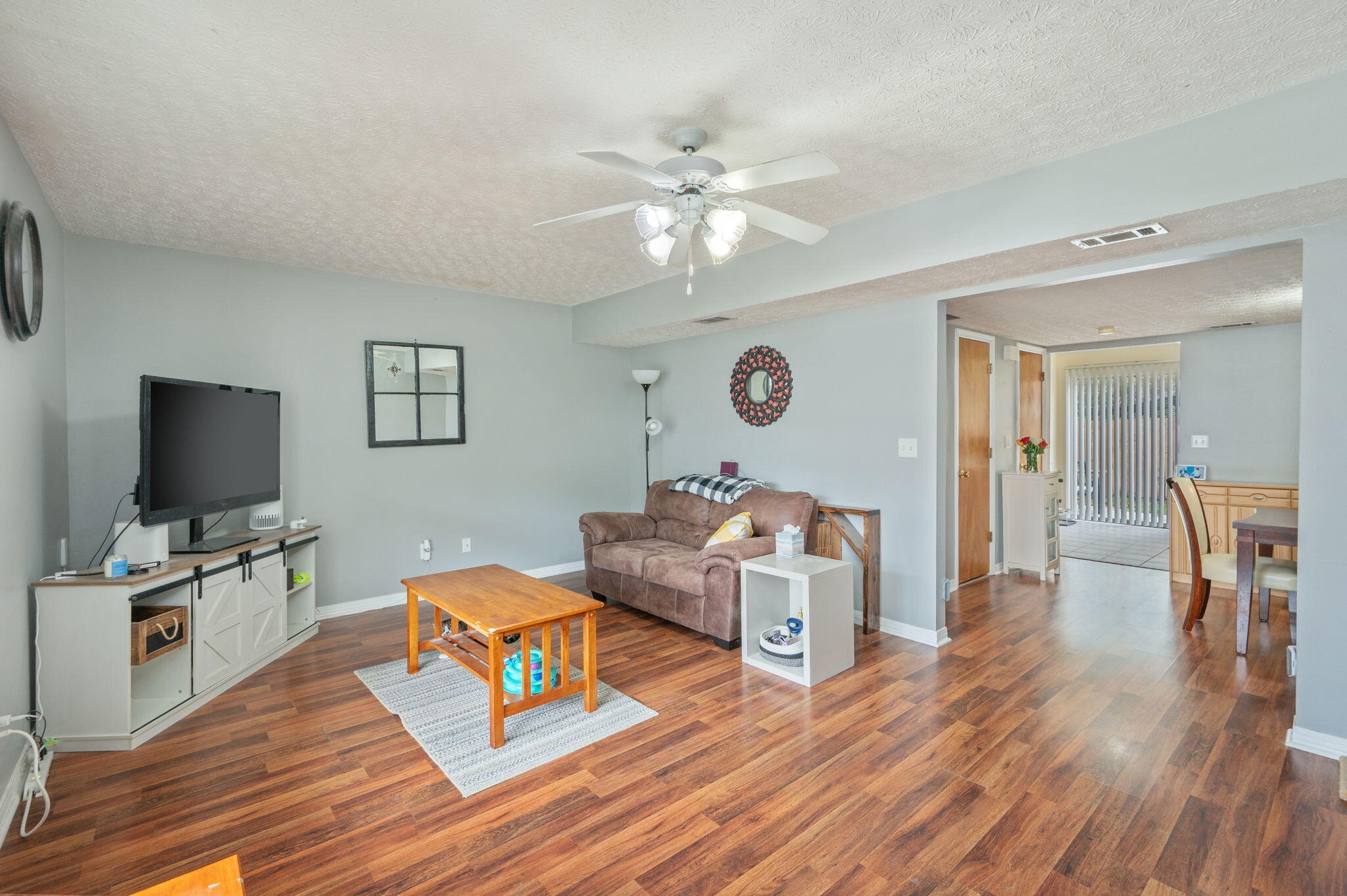 Are you ready to be home?  This roomy 3-bedroom, 2.5-bath townhome is move-in ready and designed for comfortable living. The bright, open floor plan connects the living, dining, and kitchen areas, creating an inviting space for both relaxing and entertaining. The kitchen offers ample cabinet and counter space, making everyday living easy.

Upstairs, the spacious primary suite features a private ensuite bath and generous closet space, while two additional bedrooms provide flexibility for guests, family, or a home office. A convenient half bath is located on the main level.

Well maintained and ready for its next owner, this townhome offers the perfect combination of space, comfort, and low-maintenance living.
