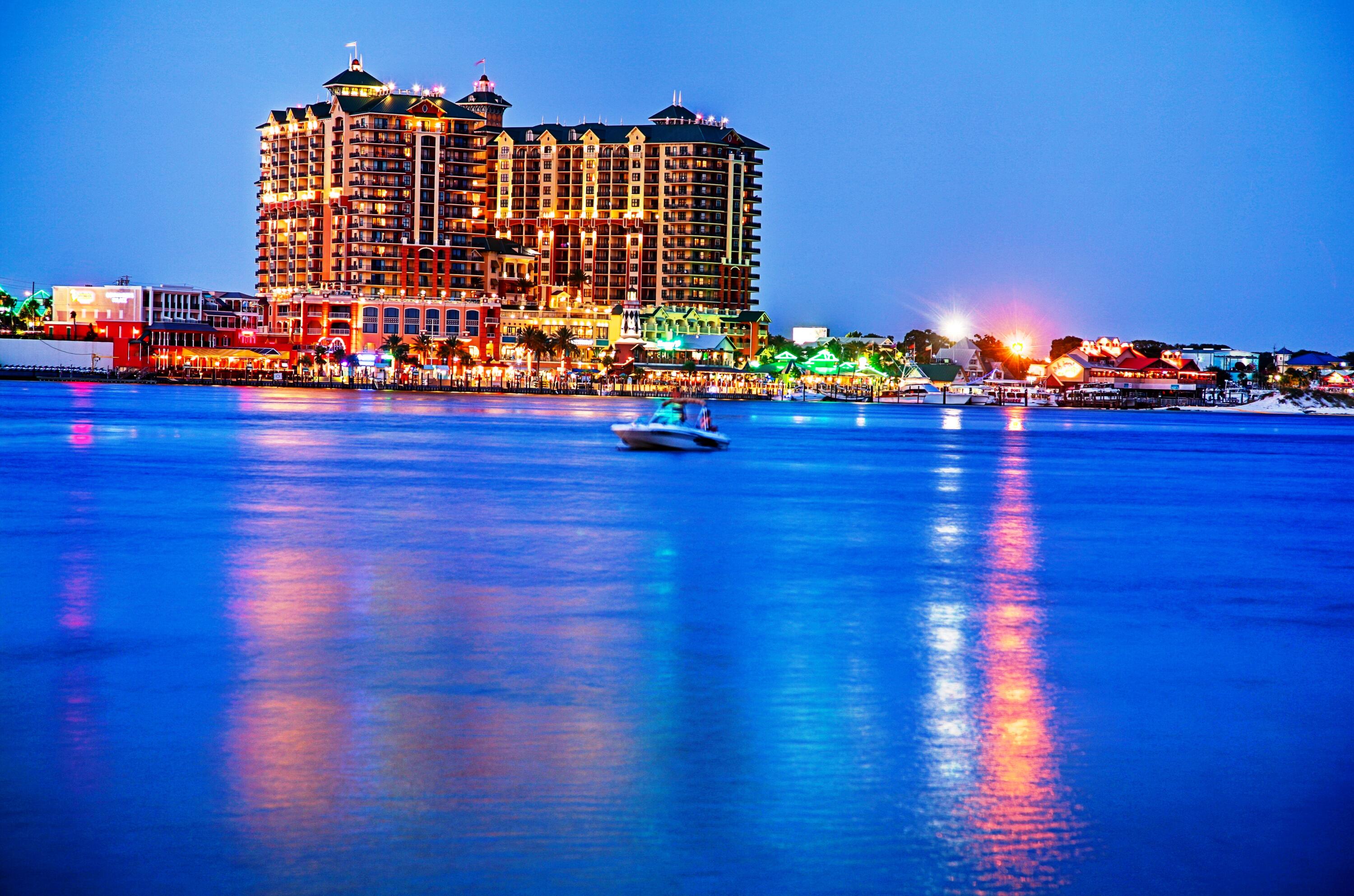 Experience coastal luxury from the penthouse level  2-bedroom plus bunk room, 2-bath condo at Emerald Grande at HarborWalk Village. Perfectly positioned to capture breathtaking views of Destin Harbor, East Pass, and the Gulf of Mexico, this beautifully appointed residence offers two private balconies where you can enjoy sunrises, sunsets, and the constant activity on the water.

Designed with both comfort and investment potential in mind, the open-concept floor plan provides space for family and guests, while the additional bunk room maximizes sleeping accommodations for vacation rentals. Sold fully furnished and rental ready, this condo allows you to begin enjoying or renting the property immediately.

Emerald Grande is one of Destin's premier waterfront resorts, offering an unmatched lifestyle with resort-style amenities including outdoor pool, hot tubs, a fitness center, full-service spa, concierge services, on-site dining, and beach access. Located within HarborWalk Village, you'll have immediate access to waterfront restaurants, shopping, entertainment, fishing charters, watersports, seasonal events, and vibrant nightlife. 

Whether you're searching for a luxurious second home or a vacation rental investment, this exceptional penthouse-level condo offers the perfect combination of location, amenities, and spectacular views. Don't miss this opportunity to own your piece of paradise in the heart of Destin.