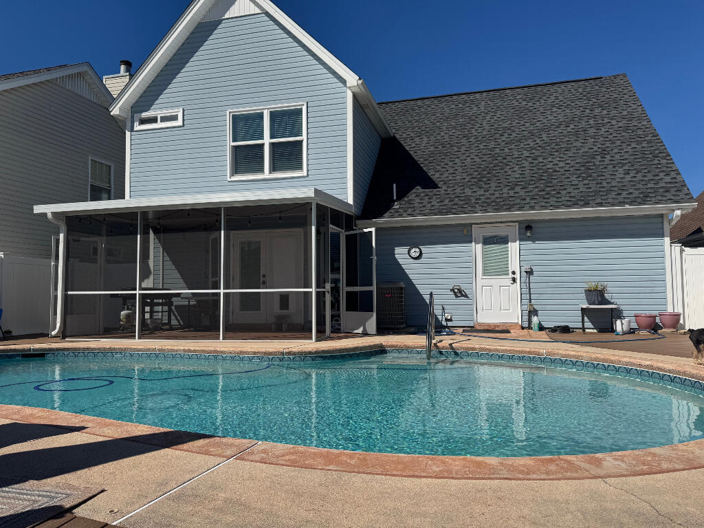 This in-ground pool home boasts a 2021 roof and a 2018 HVAC system with a smart panel for efficient year-round climate control. Enjoy pure and soft water with the included water softener and reverse osmosis system. Hurricane windows and doors provide protection and energy efficiency. The home is wired for a whole-house generator, ensuring you're never without power, and features a dedicated power source for your RV, ideal for travel enthusiasts.