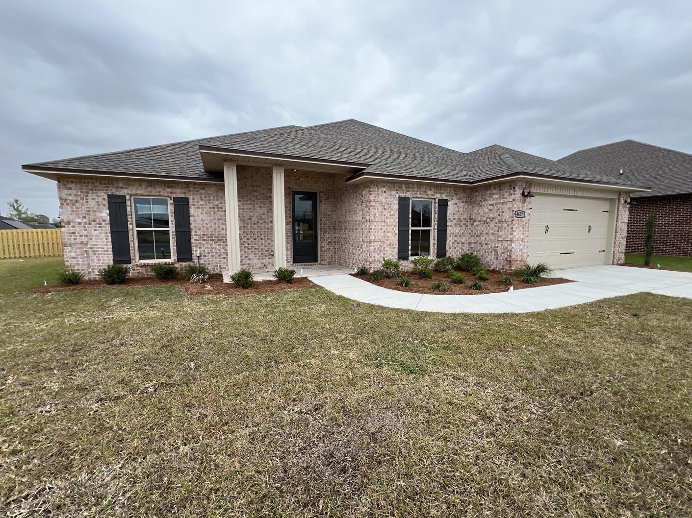 Under contract prior to completion. South of I-10 in the Gated Community of Chanan Estates. Family Friendly Cul-De- Sac. New Floor Plan. Brick on 4 Sides, 2 Car Garage LV Plank Flooring Throughout with Tile in the Master Bath.