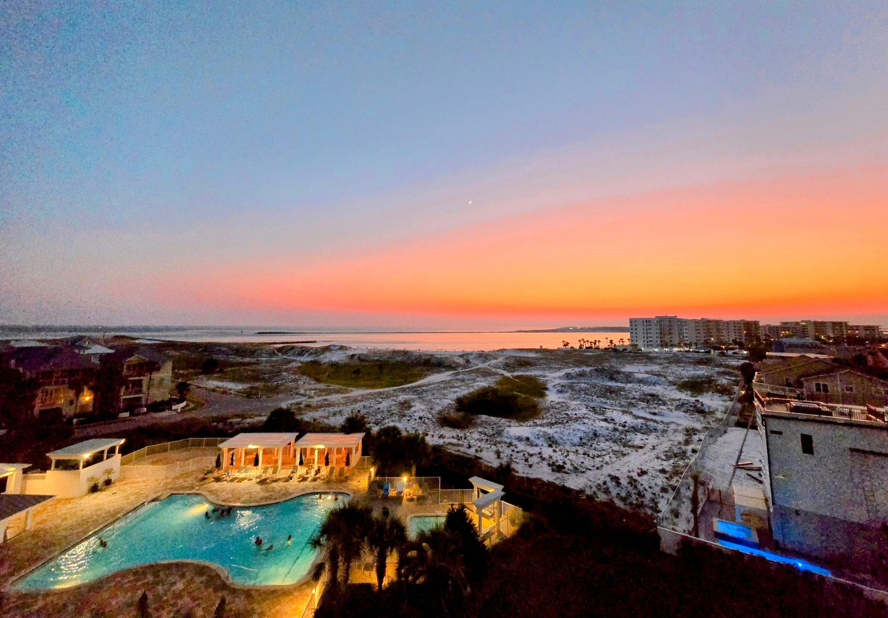 Experience the perfect blend of elevated views, flexibility, and investment potential in this Gulf-front mid-rise residence, ideally positioned on the 5th floor within the gated, amenity-rich coastal community of Destin Pointe.

From your private balcony, take in sweeping views of the pool, Gulf, and East Pass--an outlook that only a limited number of higher-floor units in Magnolia House can offer. The added elevation not only enhances the view but provides a greater sense of privacy and connection to the surrounding coastal landscape.

Inside, Unit 509 offers a unique and highly desirable flex-space design--one of only a handful of units in the building with this capability. An accordion-style wall allows you to easily transform the layout to suit your needs: open it up for an expansive, light-filled living area ideal for entertaining, or close it off to create a private second bedroom for guests. This versatility makes the residence equally appealing as a personal retreat or a high-performing rental.

The condo is tastefully appointed and designed for both relaxation and functionality.

Residents and guests enjoy access to an exceptional array of amenities, including over 3,000 feet of pristine beach frontage, multiple pools, tennis courts, shuffleboard, and 24-hour gated security--all within one of the most sought-after communities along the Emerald Coast.

Whether you're seeking a flexible coastal getaway or a smart investment opportunity, Unit 509 offers a rare combination of view, versatility, and value.