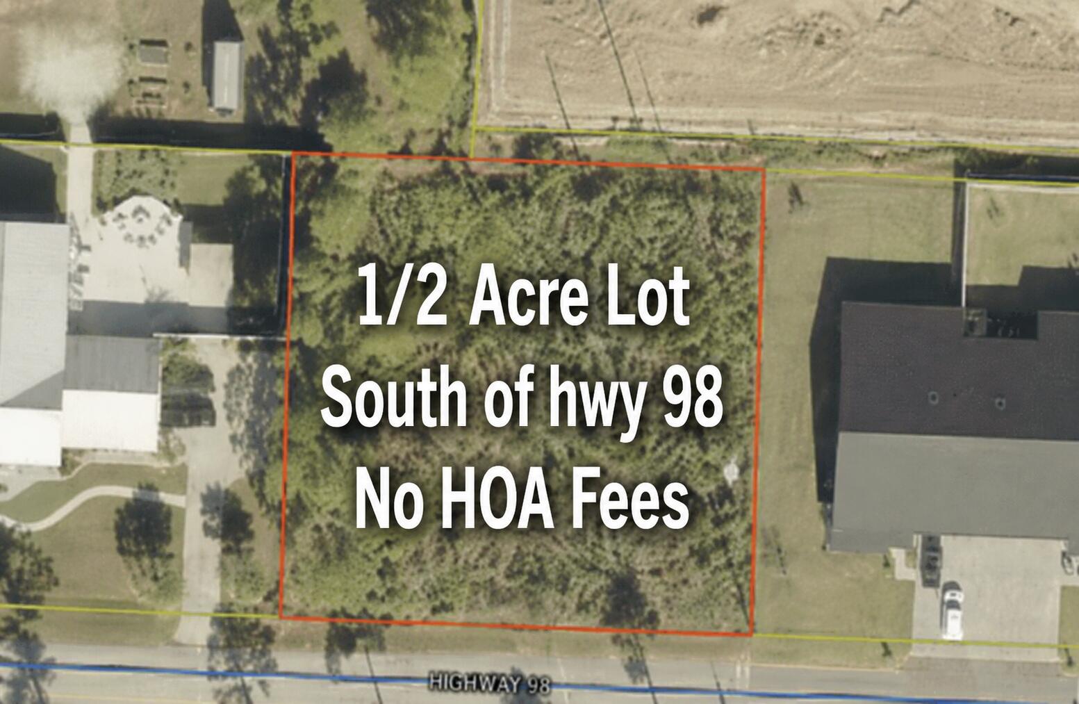 Rare opportunity to own a spacious ½-acre homesite in the charming, low-density community of Thompson Plantation, ideally located south of Highway 98 in the heart of Santa Rosa Beach. With only 17 homesites, this quiet neighborhood offers privacy, limited traffic, and a true sense of community.
Located just 1.5 miles from the sugar-white sands and emerald waters of the Gulf Coast near the western end of Scenic 30A, this property combines convenience, space, and coastal living.
Delbert Lane ends in a cul-de-sac, eliminating through traffic and enhancing the peaceful setting. With no required build-out timeframe and no formal HOA, owners have the flexibility to build at their own pace while still benefiting from recorded Covenants and Restrictions that help preserve the neighborhood's character.
Don't miss this exceptional opportunity to secure a sizable homesite in one of South Walton's most desirable locations and enjoy all that the Santa Rosa Beach lifestyle has to offer.