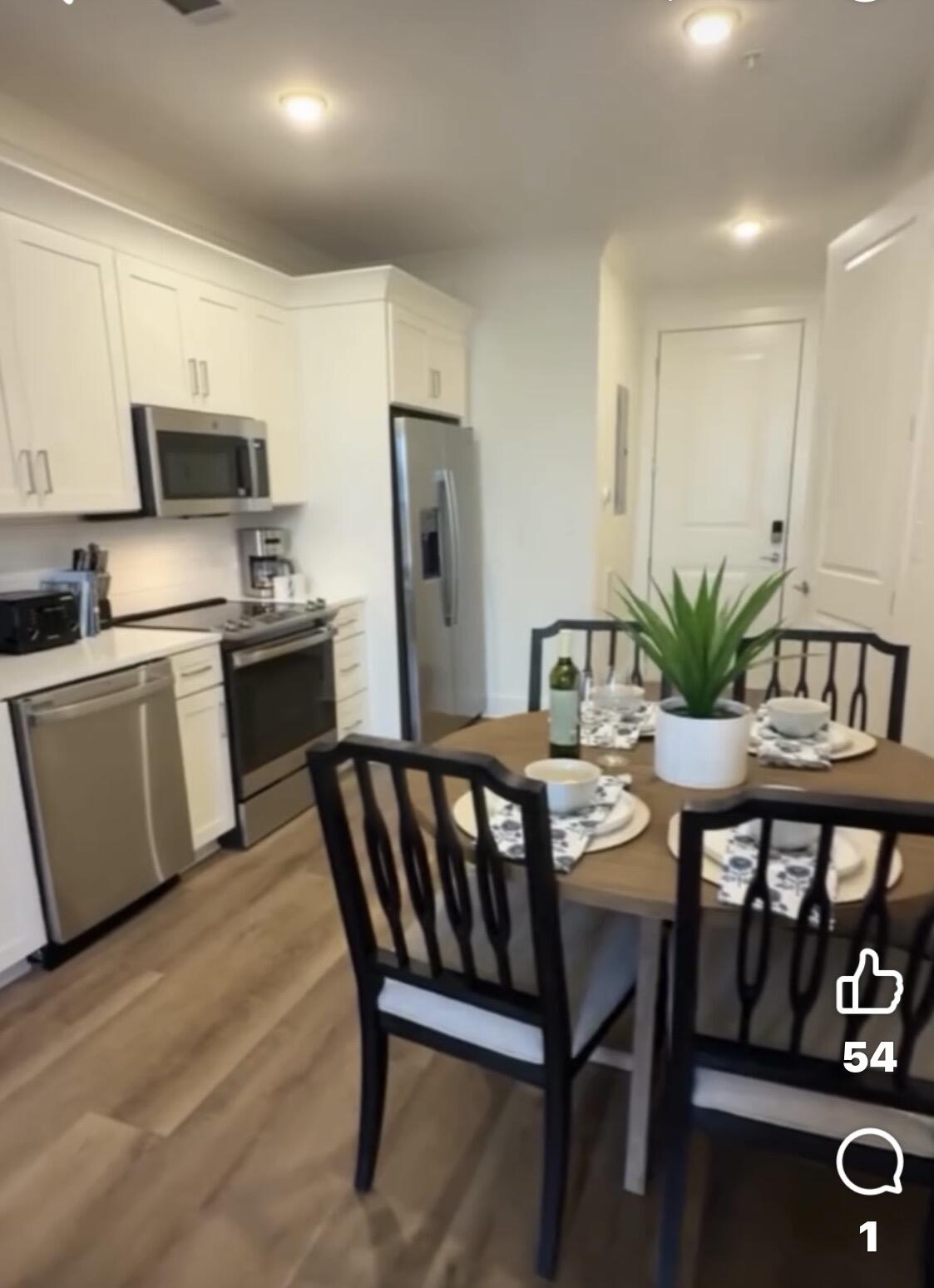 Tucked among the natural beauty of Point Washington State Forest and just about 1.5 miles from the white sand beaches and emerald waters of the Gulf, this charming 1-bedroom, 1-bathroom condominium at Pinewood 30A offers the perfect blend of tranquility and coastal convenience. Public beach access with parking and restrooms is located at the end of Hwy 393, alongside the vibrant Gulf Place Town Center, home to popular dining spots like Shunk Gulley and The Perfect Pig, along with shops and local favorites.
This 1st-floor unit offers easy access and features upscale finishes including quartz countertops, stainless GE Energy Star appliances, luxury vinyl and tile flooring, 9' ceilings, and 8' solid-core doors. The thoughtfully designed floor plan includes a large walk-in closet with custom wood shelving, a bathroom with abundant storage, stackable washer and dryer, and private covered porch ideal for relaxing after a day at the beach.
Residents enjoy access to Pinewood 30A's resort-style zero-entry pool with fountains and a modern fitness center that features showers; both are super close to the unit. One parking pass is included right outside the unit.
Perfect as a full-time residence, vacation getaway, or rental investment opportunity along Scenic 30A. Furnishings are negotiable.