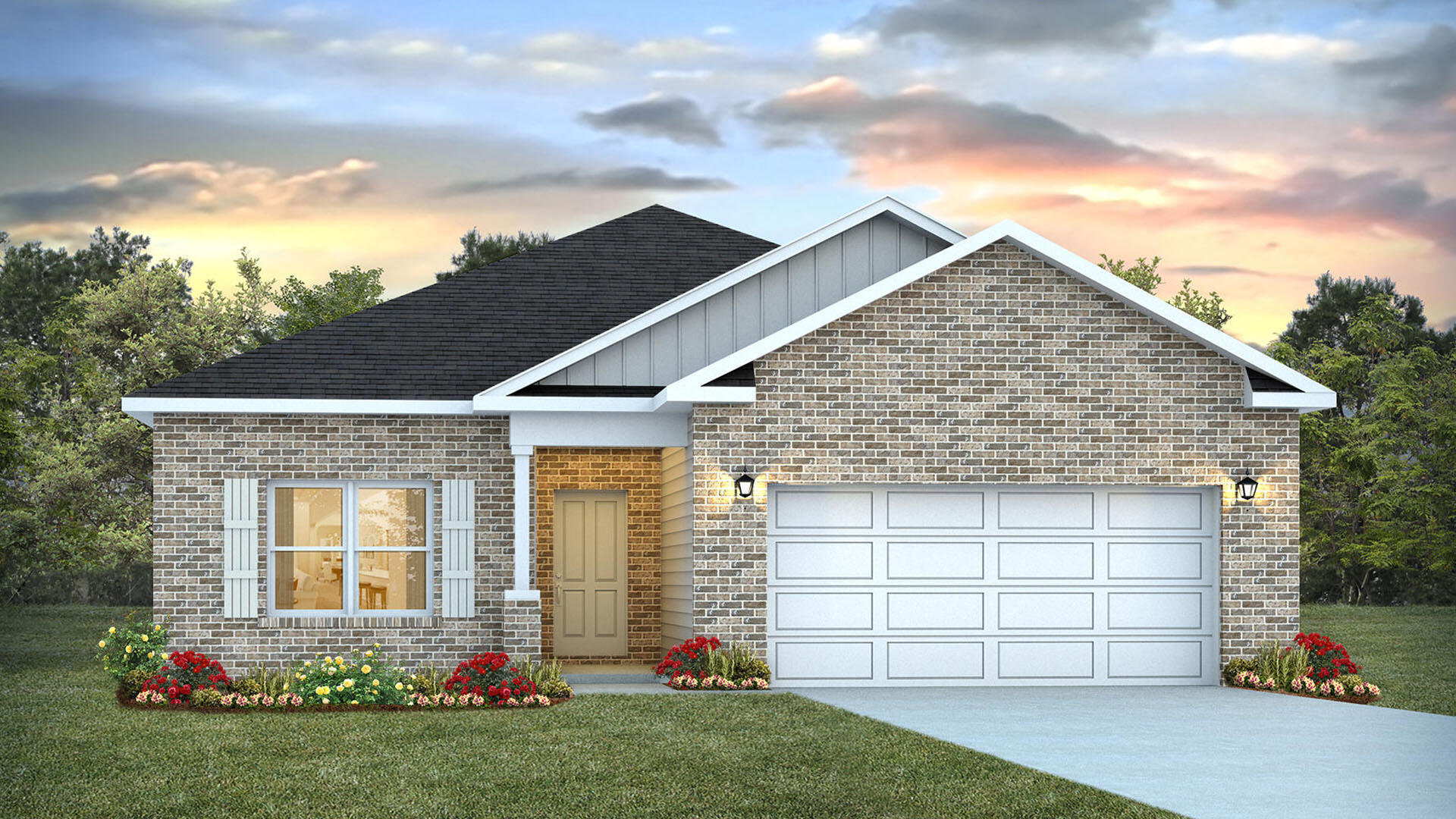 Welcome to 79 Foxtrail run, a new home under construction in Ashton Park Phase III in Freeport, Florida. Offering 1,631 square feet of thoughtfully designed living space, this home features three spacious bedrooms, two modern bathrooms, and a 2-car garage, making it the perfect choice for those seeking a blend of comfort and coastal style.

Step through the inviting foyer into a seamless open-concept layout crafted for modern living. The heart of the home is a well-appointed kitchen boasting elegant quartz countertops, stainless steel appliances, stylish shaker cabinetry, and a functional center island. The kitchen flows effortlessly into the dining area and great room, where abundant natural light and direct patio access create an ideal environment for indoor-outdoor entertainment.