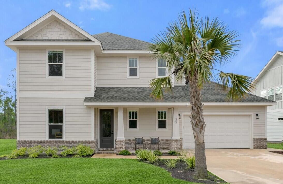 PRICED TO SELL!!  CLOSEST FREEPORT COMMUNITY TO THE 30a BEACHES!!! Coastal craftsman masterpiece located in the desirable, gated community of Bear Creek. This open-concept home showcases modern finishes throughout, including shiplap accents, sleek black hardware, stunning bathroom tile work, and timeless craftsman details. The property backs to a peaceful greenspace, offering privacy and a serene setting. Bear Creek residents enjoy resort-style amenities such as pickleball and tennis courts, a fitness center, and a community pool--with a second resort-style pool and four additional pickleball courts coming soon. Ideally situated just minutes from South Walton beaches, 30A, boat ramps, fishing piers, the bay, and major highways,