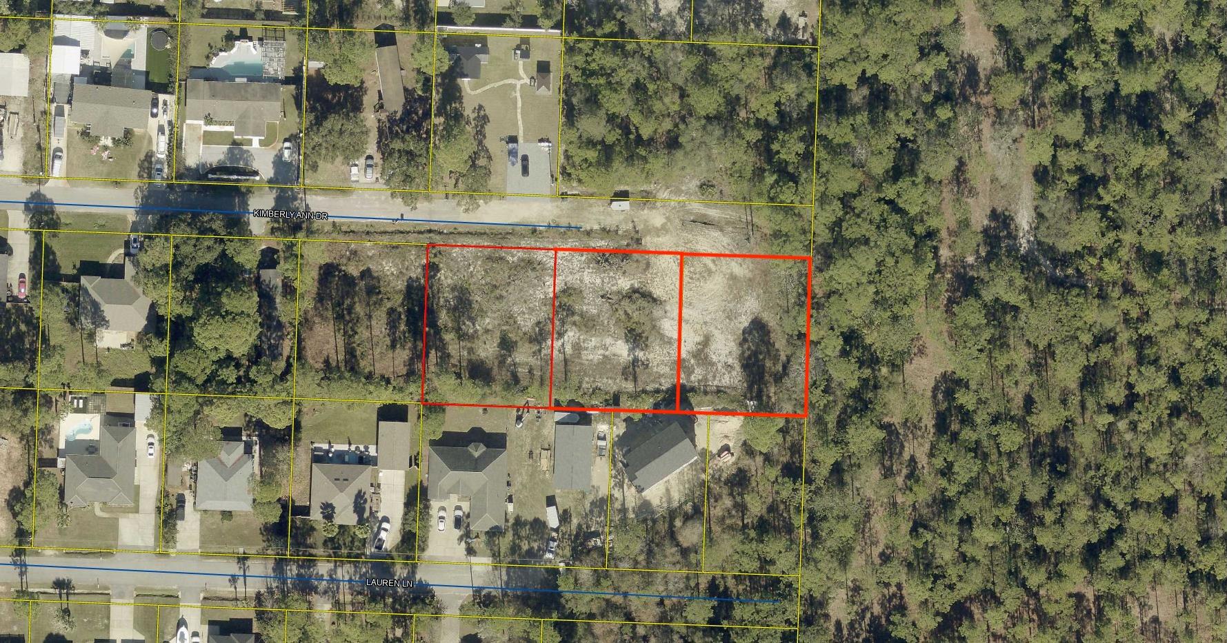These three lots with no HOA are 97x120 each and total .81 of an acre. These lots are located on a very quiet street and is convenient to shopping,  Sacred Heart Hospital and just minutes away from the Choctawhatchee Bay and the beaches of South Walton. The lots can be purchased separately as well. Seller financing available. Buyer to please perform their own due diligence and verify all information.