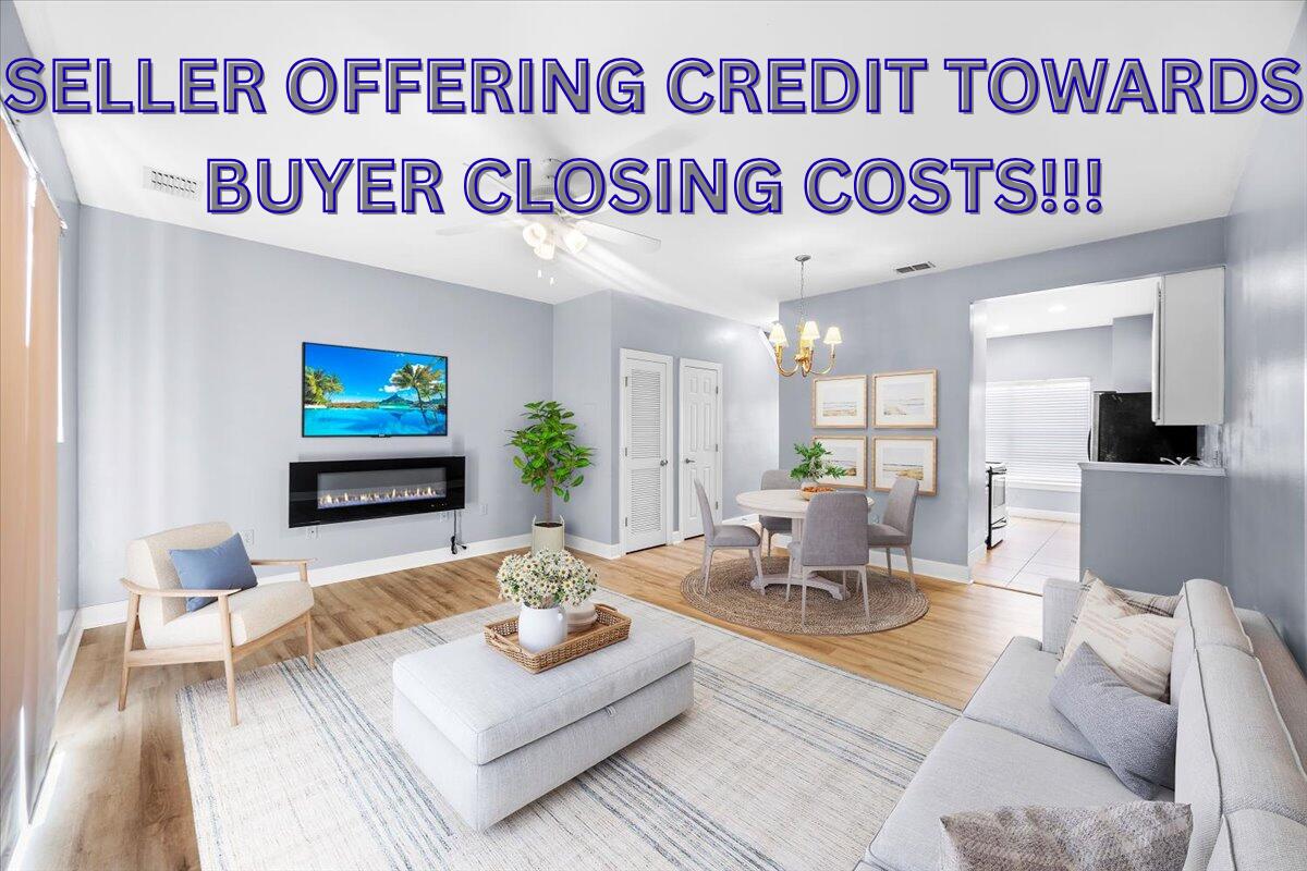 *SELLER INCENTIVES ARE BEING OFFERED*
Roof replaced in 2021, A/C updated in 2020, and new vinyl plank flooring installed throughout the home.
The Palms of Freeport offers many amenities including a pool and pool house! Two assigned spots and additional overflow parking. Schools, self-storage and shopping nearby! Recently painted and showcasing brand-new flooring throughout, this charming townhome in is completely move-in ready. The first floor features a spacious living area with a sliding glass door that opens to a private deck, along with a dining area, kitchen, half bath, and generous storage closet. With no carpet anywhere, this home is both low-maintenance and stylish. The community have been refreshed with new fencing throughout and the addition of a dog park. Upstairs, you'll find two large bedrooms with plenty of closet space, including a primary suite with dual closets.

The second floor also offers two full bathrooms and washer/dryer are included for added convenience!

Ideally located just minutes from Publix, shopping, and dining and only a 15-20 minute drive to the white-sand beaches of 30A this home is perfectly located for all your.