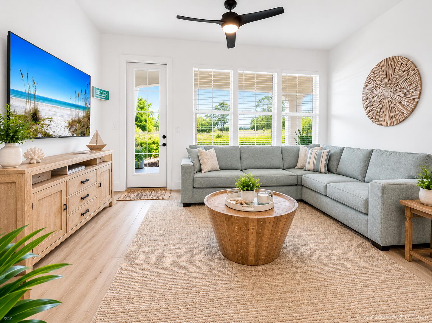 Experience luxury coastal living at Unit 312 in The Grove at Seascape, one of Miramar Beach's newest resort communities. This highly desirable ground-floor residence offers convenient walk-out access to resort amenities and is just a short golf cart ride to the sugar-white beaches of the Emerald Coast.

Designed with upscale finishes and an open-concept layout, this beautifully appointed condominium features soaring 15-foot ceilings, luxury flooring, quartz countertops, white shaker soft-close cabinetry, premium Bosch stainless steel appliances, a gas range, a spacious center island, and a dedicated workspace perfect for remote work. A Whirlpool washer and dryer are included, making this residence completely turnkey.

The split-bedroom floor plan provides privacy and comfortably accommodates family and guests with two spacious bedrooms, two full bathrooms, a private bunk room, and a large walk-in laundry room. The primary suite offers direct access to the covered patio, creating the perfect place to relax after a day at the beach.

Step outside to The Grove's exclusive Aquatic Gardens featuring a lazy river, zero-entry resort pool, owners-only pool, family pool, expansive sun decks, tropical landscaping, outdoor grilling areas, and relaxing gathering spaces. Owners also enjoy access to Seascape Resort's exceptional amenities, including approximately 2,000 feet of private beach access, championship golf, six clay tennis courts, four pickleball courts, walking trails, restaurants, shopping, and multiple resort pools.

Ideal as a primary residence, vacation home, or income-producing investment, Unit 312 is currently generating rental income with existing bookings that may transfer to the new owner, providing immediate revenue potential. Estimated annual rental income for comparable two-bedroom residences is approximately $48,000, though actual income will vary based on occupancy, rental rates, owner usage, management, and market conditions.

HOA dues include building insurance, water, sewer, trash service, cable TV, high-speed internet, professional landscaping, exterior maintenance, and 24-hour gated security.

Don't miss this opportunity to own a luxury, ground-floor condominium in one of Miramar Beach's most sought-after resort destinations, offering exceptional amenities, strong rental potential, and the coastal lifestyle buyers dream about.