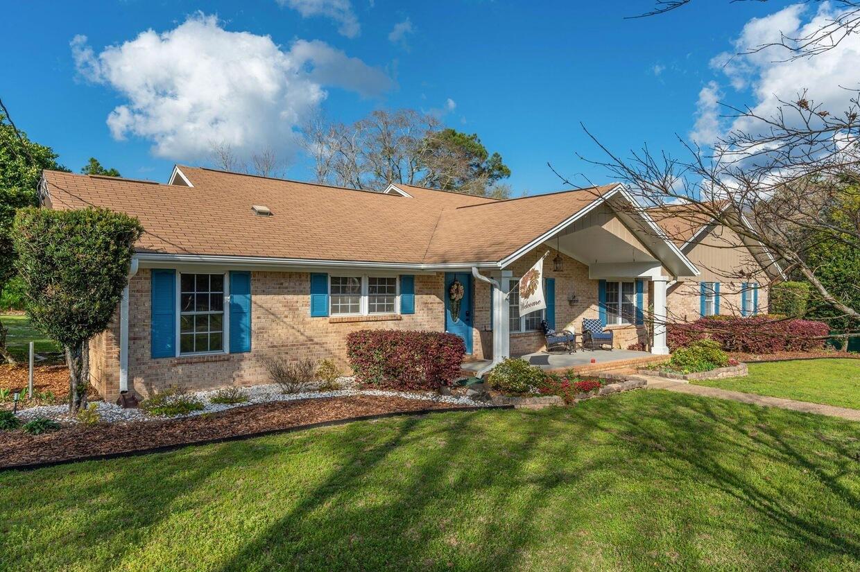 The Farmhouse Estate Lifestyle provides a wonderfully unique and coveted warm family environment where you find yourself falling in love with your home over and over again. This 2025 partial remodel added bells and whistles. The Gathering Kitchen is a highlight whether having lunch with the family or the gathering spot for the entire extended family and friends during those special times and holidays when everyone is cooking or wants to be in the kitchen. Summers are special, and these 2.5 acres truly make this a home. You have a lofted 16x32' and powered shed. When you are home from RVing, park the RV on the 30 amp RV parking pad. The family will enjoy the uniqueness of fishing in the private pond fully stocked with (I seem to have misplaced what the pond is stocked with) and turtles. Those hot summer days will disappear with a cool drink and a dip in the 27 ft pool. This home is a wonderful lifestyle. Welcome Home!