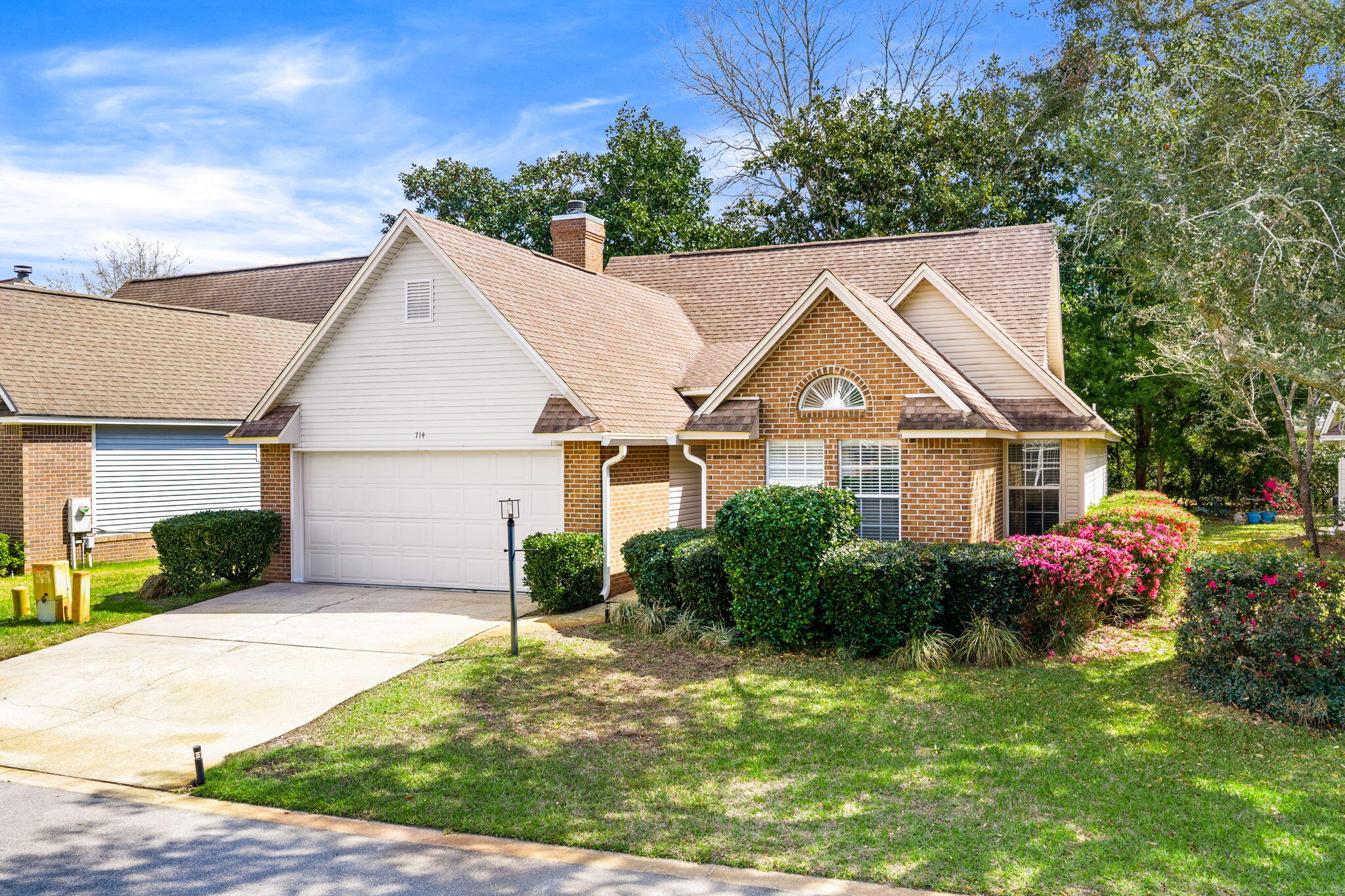 Welcome to life in Bluewater Bay! This beautifully maintained home is located in the highly desirable Fairway Lakes neighborhood of Bluewater Bay in Niceville--one of the Emerald Coast's most sought-after communities known for its peaceful setting, walkability, and exceptional quality of life.
Nestled among mature trees and established landscaping, this charming home offers a comfortable and functional layout designed for everyday living and effortless entertaining. Offered furnished, the inviting interior features an open living and dining area with abundant natural light and vaulted ceilings that create a bright and airy atmosphere. The kitchen is conveniently located at the heart of the home, offering ample cabinet and counter space and easy access to the living areas, making it perfect for gatherings with family and friends.
The spacious primary suite provides a relaxing retreat, while additional bedrooms offer flexibility for guests, a home office, or growing families. A screened porch creates the perfect spot to enjoy morning coffee or unwind in the evenings while taking in the quiet surroundings of this established neighborhood. The garage was updated to include a 240-volt outlet for those EV owners.
Beyond the home itself, the lifestyle offered in Bluewater Bay is truly exceptional. Residents enjoy a walkable, golf-cart-friendly community with miles of tree-lined streets ideal for walking, jogging, and biking. The area offers convenient access to parks, golf courses, tennis facilities, marinas, and waterfront dining. The nearby marina provides easy access to the beautiful waters of Choctawhatchee Bay, perfect for boating, paddleboarding, and sunset views.
Commuters will appreciate the home's convenient location just minutes from Eglin Air Force Base, one of the region's largest employers, making it an excellent choice for military personnel, contractors, and professionals working in the area.
When it's time to enjoy the beach, the white sands and emerald waters of the Gulf Coast are just a short drive away. Spend weekends exploring the shopping, dining, and entertainment options in Destin or relaxing along the stunning shoreline of Miramar Beach--both located within easy reach of this home.
Families will also appreciate that the property is located in the highly regarded Okaloosa County School District, known for strong academic performance and community support. Students are zoned for top-rated schools including Bluewater Elementary School, Ruckel Middle School, and Niceville High School--all widely recognized for their excellent academic and extracurricular programs.
Whether you are searching for a primary residence, a peaceful coastal lifestyle, or a convenient location near work and recreation, this home offers the perfect balance of comfort, community, and convenience.
Come experience everything that life in Bluewater Bay has to offer.