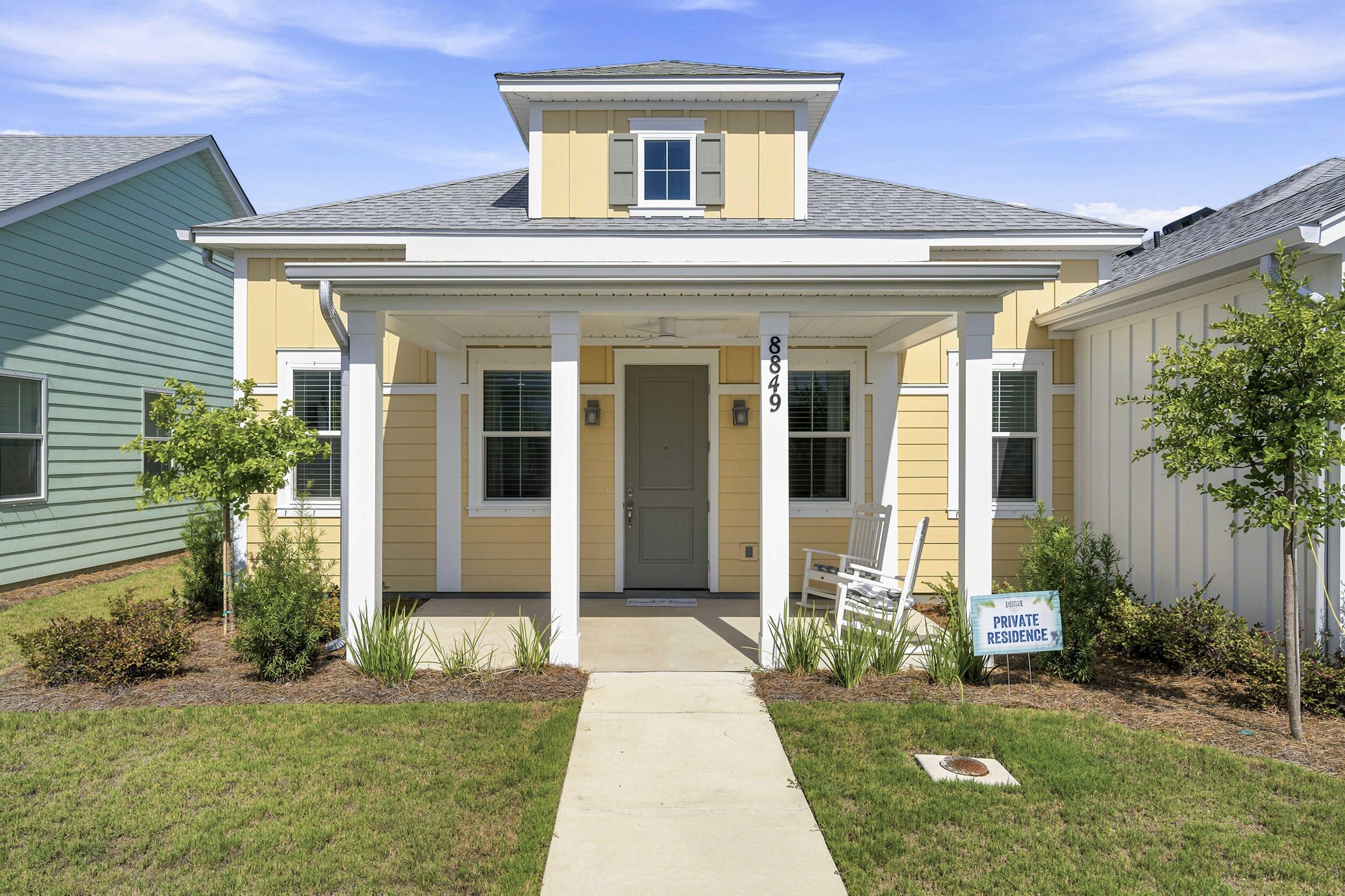 Welcome to one of the best values in Latitude Margaritaville Watersound! Built less than a year ago and still under the builder's warranty, this immaculate 2-bedroom, 2-bath Bamboo Cottage has been meticulously maintained and is as clean as they come.

Quality enhancements include premium cabinetry, designer lighting, a full window blind package, a smart refrigerator with touchscreen display, Wi-Fi-enabled washer and dryer, and a security system that conveys. Offering exceptional value and peace of mind, this home is truly move-in ready.

Priced to sell, this is your opportunity to enjoy the Latitude Margaritaville lifestyle in a nearly new home.
