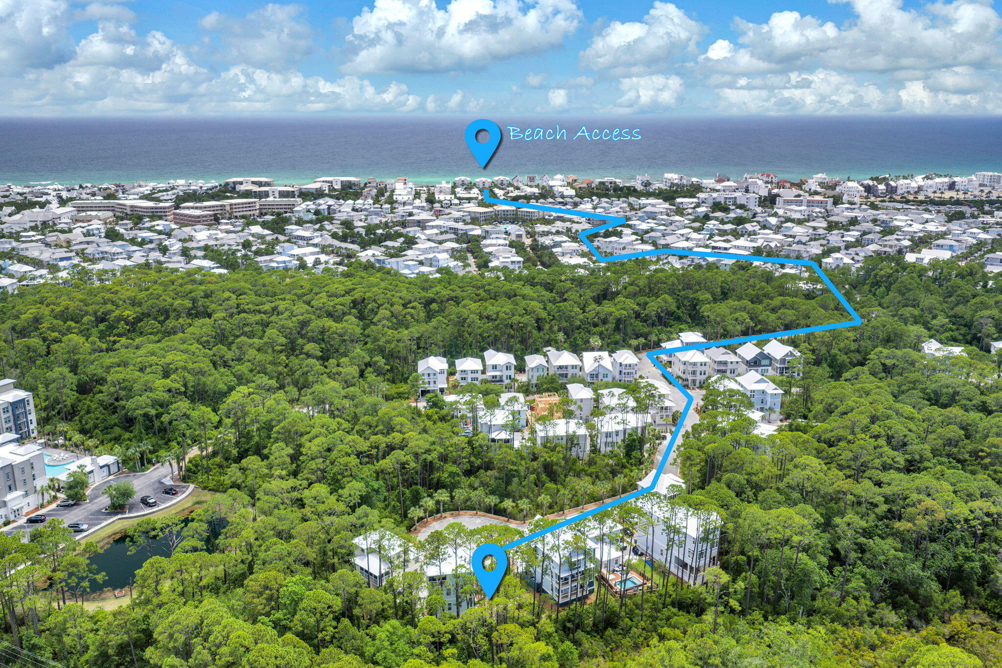 Build your dream coastal retreat on this exceptional homesite in the gated community of Treetop, ideally located in the heart of Inlet Beach. Situated on a peaceful cul-de-sac and backing to a protected nature preserve, Lot 68 offers a rare combination of privacy, serenity, and flexibility with no required timeframe to begin construction.

Treetop is an intimate community of only 79 homesites featuring deeded beach access through neighboring Seacrest Beach, a community pool, and gated entrances from both Scenic Highway 30A and Highway 98. With limited traffic and a tranquil setting, this neighborhood is ideal for a primary residence, second home, or investment property.
Enjoy close proximity to the area's premier destinations, including Rosemary Beach, Alys Beach, Watersound Town Center, and 30Avenue, where shopping, dining, entertainment, and Publix are all just minutes away.

As an added benefit, the sellers have completed valuable pre-construction work, including architectural drawings, an updated topographic survey, and a current boundary survey, helping simplify the building process. Don't miss this opportunity to own one of the few remaining homesites in one of 30A's most desirable gated communities, offering the freedom to build on your own timeline. Buyer to verify all information, dimensions, and specifications deemed important.