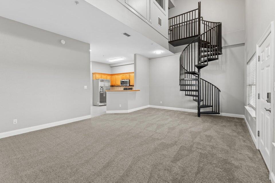 Great price in Destin for a 3 bedroom condo with 3 full bathrooms and over 1900 sqft! This 2-story condo comes with two master-bedrooms. One master is located upstairs with complete privacy, and it overlooks the living room with a spiral staircase. The second master is located downstairs with a full master en suite with double vanity and jetted bathtub that is perfect for relaxing in. It has lots of natural sunlight and a private balcony as well. Centrally located above the Destin Plaza which is a low-rise building with mixed retail on the lower level that includes shopping centers, pilates and restaurants directly below. Just a short distance to Whole Foods, Legendary Marina, Baytowne Wharf, the Destin Commons and Destin's famous beautiful white sandy beaches. It is nice and quiet with only 12 residential units located on the 3rd floor in The Plaza. These units do not come on the market often and they go quick so be sure to call your favorite Real Estate Agent today to make an appointment to check it out!