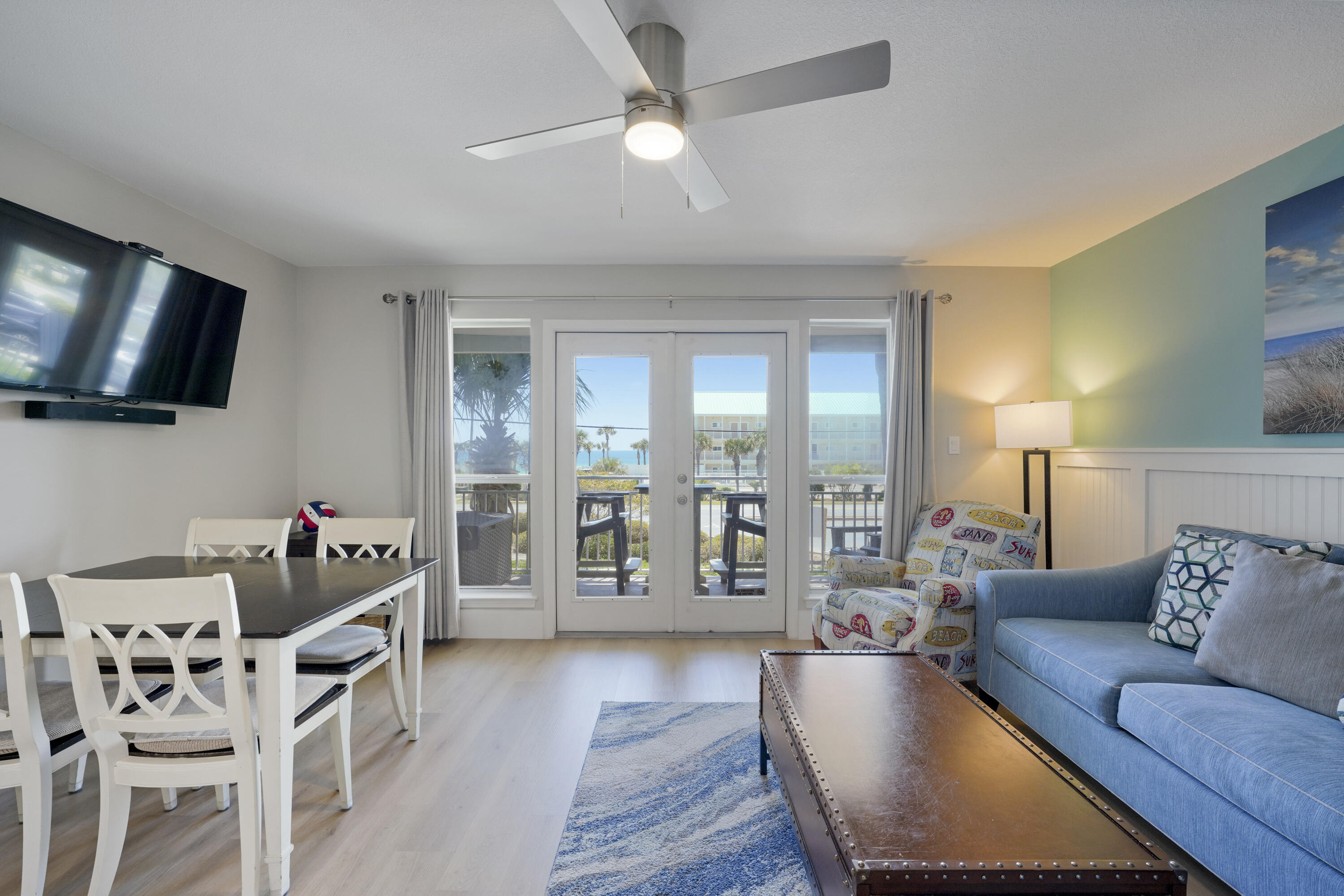 SELLERS TO CONTRIBUTE $10,000 IN FLEX CASH! Exceptional Investment Opportunity!

Grand Caribbean West Unit 202 is a beautifully remodeled one-bedroom condominium ideally situated on the sought-after west end of Crystal Beach in Destin, Florida. Blending coastal charm with modern upgrades, this turnkey property boasts a strong rental history, making it an outstanding investment.

Step inside to experience a complete transformation. The unit features a brand-new AC system and water heater, along with a fully renovated kitchen showcasing ceiling-height cabinetry, quartz countertops, and stainless steel appliances. Additional upgrades include new flooring throughout, freshly painted interiors, and a stylishly remodeled bathroom.

The property is being offered fully furnished with new décor, linens, and kitchenware. Enhancements also include newly added barstools in the kitchen area and brand-new smart TVs in the living room and both bunk areas--perfect for guest comfort and added rental appeal.