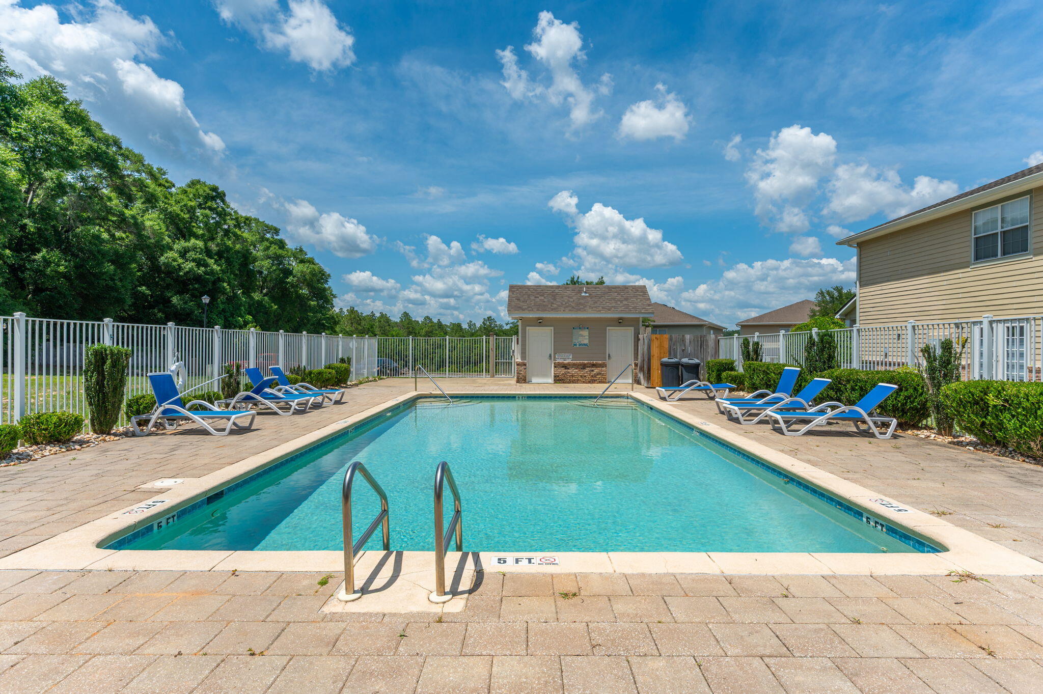 Beautifully maintained townhome offering the perfect blend of comfort, convenience, and low-maintenance living in the heart of Crestview! This inviting home features a spacious open-concept living and dining area, ideal for both everyday living and entertaining, along with a convenient half bath on the main floor for guests. 

The kitchen is thoughtfully designed with granite countertops, stainless-steel appliances, and ample cabinet space, combining style and functionality. 

Upstairs, you'll find 3 generously sized bedrooms and 2 full bathrooms, including a large primary suite complete with a double vanity, relaxing garden tub, and plenty of room to unwind.

Recent updates include fresh paint, newer carpet and bathroom flooring, plus a new kitchen sink and faucet, making this home truly move-in ready. Additional highlights include a garage, abundant storage throughout, and a private back deck patio with a peaceful, serene view -- the perfect setting for morning coffee or evening relaxation.

Enjoy easy living with HOA dues covering yard maintenance and pool care, plus access to the community saltwater pool and picnic area. Washer and dryer, grill, propane firepit, and patio furniture can all convey with an acceptable offer. 

Ideally located near shopping, dining, military bases, and just a short drive to the stunning Emerald Coast beaches.