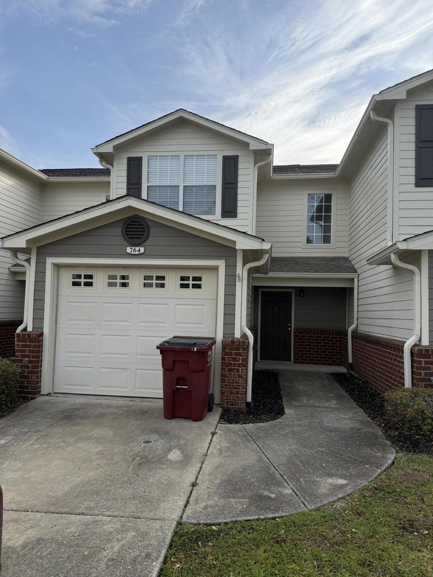 Available 4/8/26.........South Crestview town home community features a 2-bedroom 2.5 bath town home with easy commute to bases, beaches and shopping.  Newer paint throughout the unit. Laminate flooring downstairs with tile in the wet areas.  1/2 bath downstairs for the guests and laundry room.  2 master suites are upstairs with master bathrooms.  Open back patio and back door view overlooks the pool area and playground area.  1 car garage and newer paint throughout.  No inside smoking.  No inside vaping.  Pets may be allowed with a $400 non-refundable pet fee and owner approval.