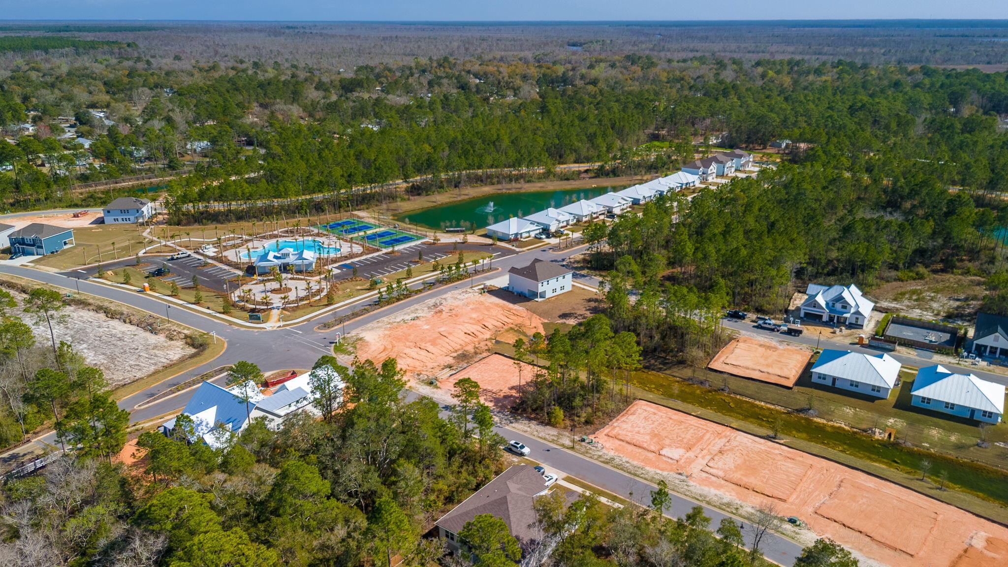 Located in Serene community of Bear Creek,  designed for lifestyle and leisure. Residents enjoy pickleball, tennis, and basketball courts, a fitness center, playground, and 2 pools, one is a huge resort style, nicknamed the 'Ocean'. With no short-term rentals allowed, Bear Creek ensures all amenities are exclusively for residents. Enjoy its close-knit neighborhood charm, giving residents a true sense of home.   Owner also owns Lot 38 and 30 in Phase III and will sell all together at a discount.  Plans are available for a single story 3 bedroom 3 bath 1 car garage home.  This lot is just a few steps from the amenities including new pool and pickle ball courts