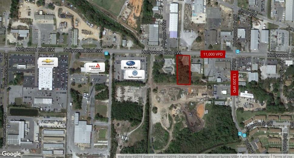 1 acre of industrial zoned land available in the desirable Ft. Walton Beach market. The subject site is in close proximity to Gulf Power, car dealerships, city departments, and close to the retail trade area in Ft. Walton Beach. The lot dimensions are 150' x 300'. Traffic counts are in excess of 14,000 vehicles per day.