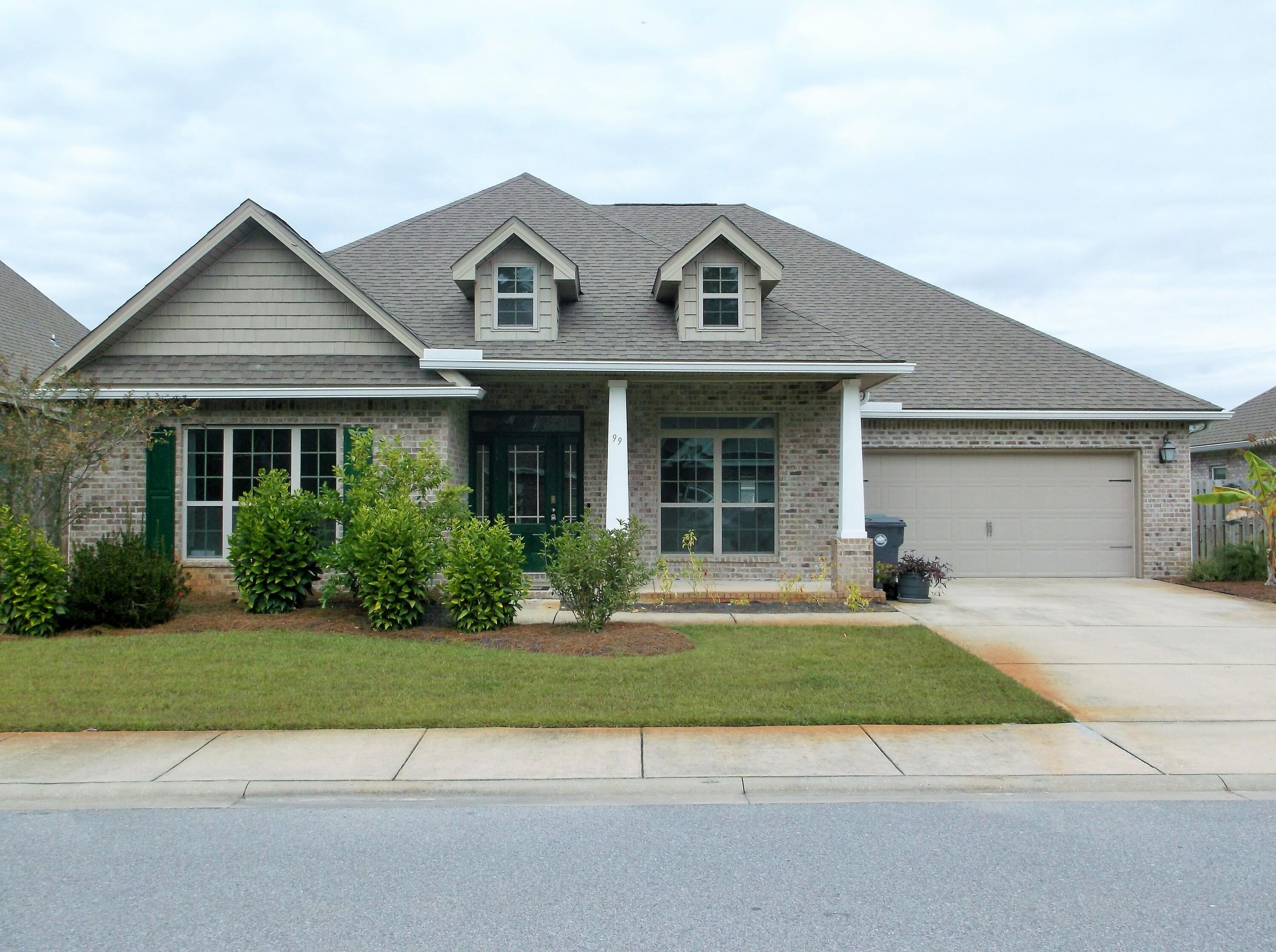 Priced to sell. Spacious 5-bedroom, 3 bath 1 story home, enter through its welcoming Foyer. Study & formal dining rm are on either side. Hugh open concept great rm & kitchen make this home special. Oversized kitchen Island & gourmet kitchen w/granite countertops is great for family gatherings & entertaining guests. Covered patio off eat in kitchen allows for indoor/outdoor living.  Master bedroom is apart from the other bedrooms offering privacy to all bedrooms. Peach Creek has no short term rentals and is ideally located minutes from 30A beaches, schools, shopping, restaurants, Rosemary Beach, and iconic Seaside.. Sidewalks so you can enjoy a little exercise.