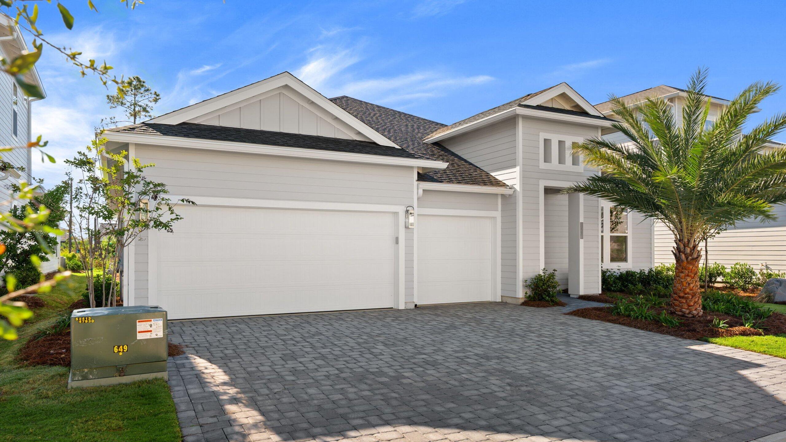 The only gated community within Watersound Origins. Ideally located just minutes from the white sand beaches of 30A and the shops and diningof Rosemary Beach, this home also offers convenient access to Publix and the vibrant Watersound Town Center. Nestled within Watersound Origins,residents enjoy resort-style amenities including a pool, fitness center, tennis courts, golf, and miles of walking trails. The Panama floor plan is a beautifully designed, single-level residence featuring a 3-car garage, 3 spacious bedrooms, and 3 full baths. Coastal-inspired finishes, an open-concept layout, and light-filled living spaces capture the essence of beachside living refined, relaxed, and ready to welcome you home. PRICES SUBJECT TO CHANGE. Actual home may differ from photos.