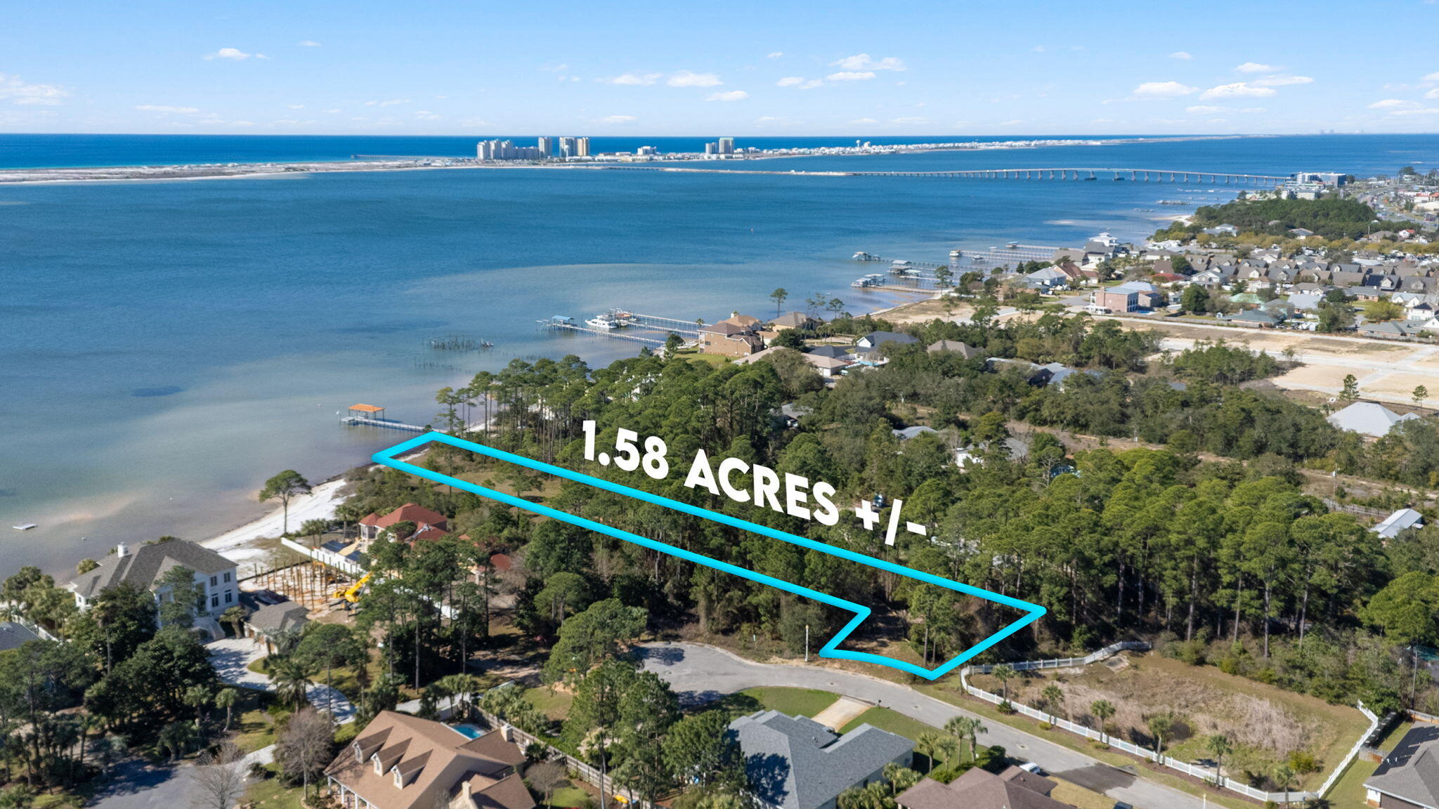 Come build your dream home on this cleared lot in the gated community of La Fontaine, where location is EVERYTHING. Fontainebleau Court is minutes away from ''Florida's Best Kept Secret'', Navarre Beach; 22 miles from the Destin and 27 miles from Pensacola. Lot is walking distance from your own slice of paradise where the community of La Fontaine holds deeded access to the Santa Rosa Sound- Launch your kayak, paddle board, or maybe catch sight of a pod of dolphins while relaxing at the community gazebo. 
Wetland Survey,  Site Survey available.  Driveway installed to homesite and lot cleared. Buyer to verify all information.