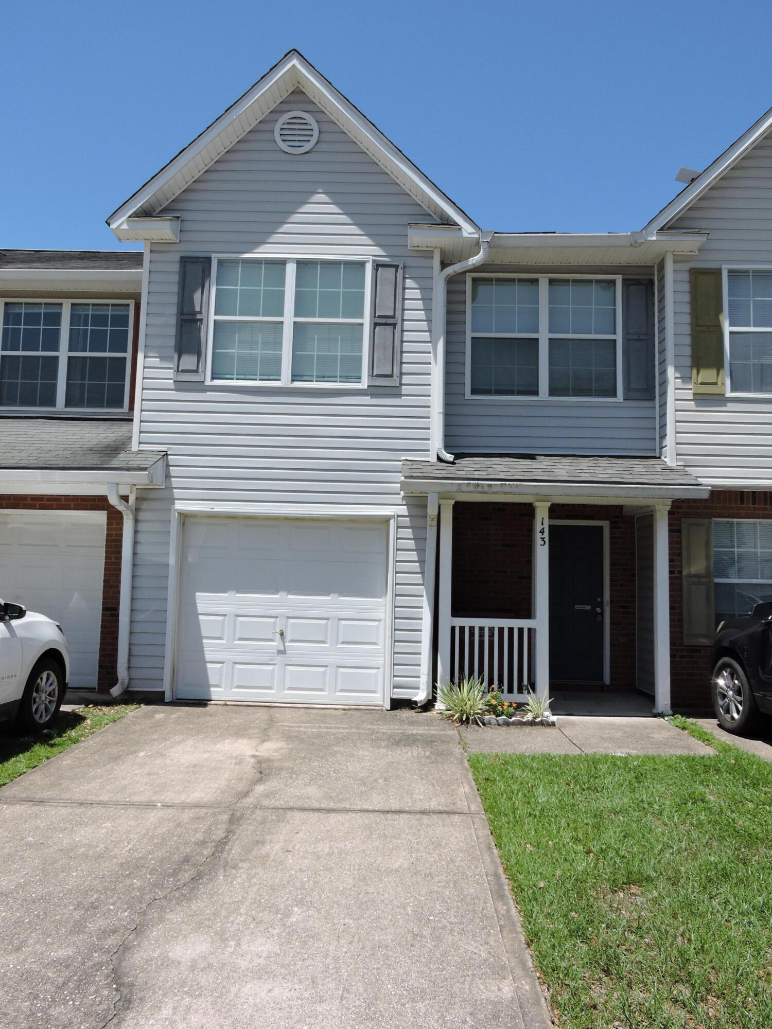Available Now! This 3bedroom/2 1/2 bath/ ! Car garage townhome is conveniently located in the Rolling Pines subdivision.  The unit has been painted throughout with LVP downstairs and new carpet upstairs.  If you are looking for low maintenance, this place is for you - lawn is mowed by the HOA. The open concept floorplan downstairs features large kitchen which opens up to the living room and dining area with a breakfast bar.   Bonus 1 car garage for your car or storage. This unit has a LARGE backyard & overlooks the ''Nature area'' for additional privacy & enjoyment. Upstairs you will find 2 nice sized guest rooms, full guest bath, large master bedroom suite with walk-in closet and master bath (1/2 bath Powder room downstairs too!). The full size front loader washer & dryer closet is upstairs for ease & convenience, no more taking your laundry up & down! Centrally located near Lowes, Walmart, Hospital, and Riverside Elementary and Shoal River Middle School.  Schedule your private showing today!
