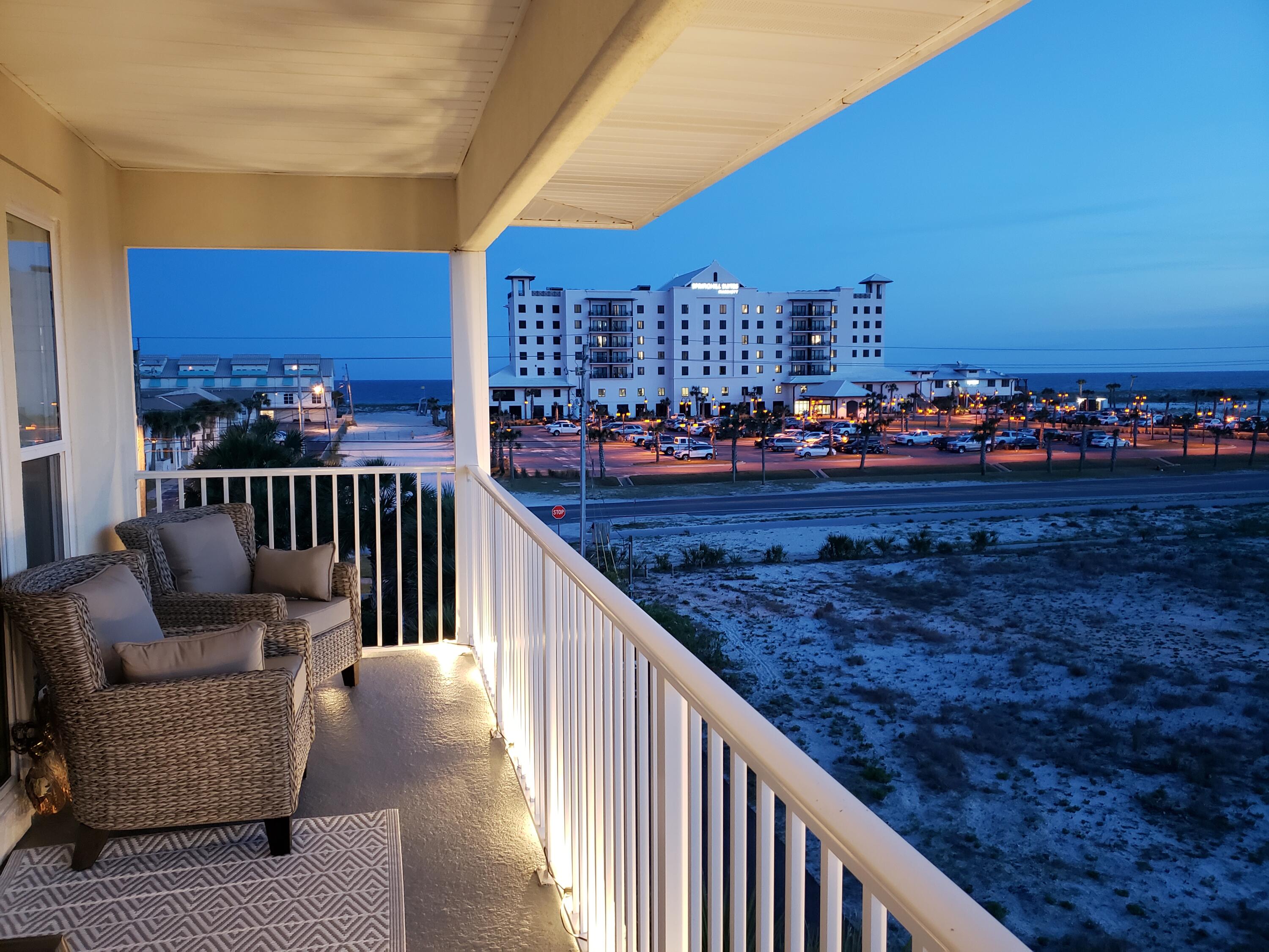Enjoy the gorgeous views of both the Gulf and the Sound from every window in this top floor corner unit! This condo is located on the third floor with no one above you to create overhead noise. A 3 bedroom, 2-bath unit with a proven rental history consistently exceeding $55,000 per year. The balcony offers a breathtaking view of the gulf. You can see the beach access boardwalk just steps from the condo leading straight to the beach for an easy walk with your family and beach gear. Unobstructed views of the gorgeous dunes and the sound can also be seen from this beautiful condo! The community pool is next to this building making it convenient for owners and guests! This condo is spacious with an open kitchen, dining area for entertaining your guests, and a cozy living area. This condo delivers sunset views every evening from its unobstructed due west views down Gulf Blvd.

All of the bedrooms offer comfort along with privacy and each with their own views, including a balcony view from the primary suite that comes with breathtaking views of the gulf.

This condo is easily walkable to the Navarre Beach Pier and local restaurants. Whether you like bike-riding, relaxing, boating, or fishing- this Navarre Beach condo is in the heart of it all! Don't miss out on this amazing opportunity.  Condo is turnkey, fully furnished, everything you see conveys. Seller is willing to transfer future rentals.
