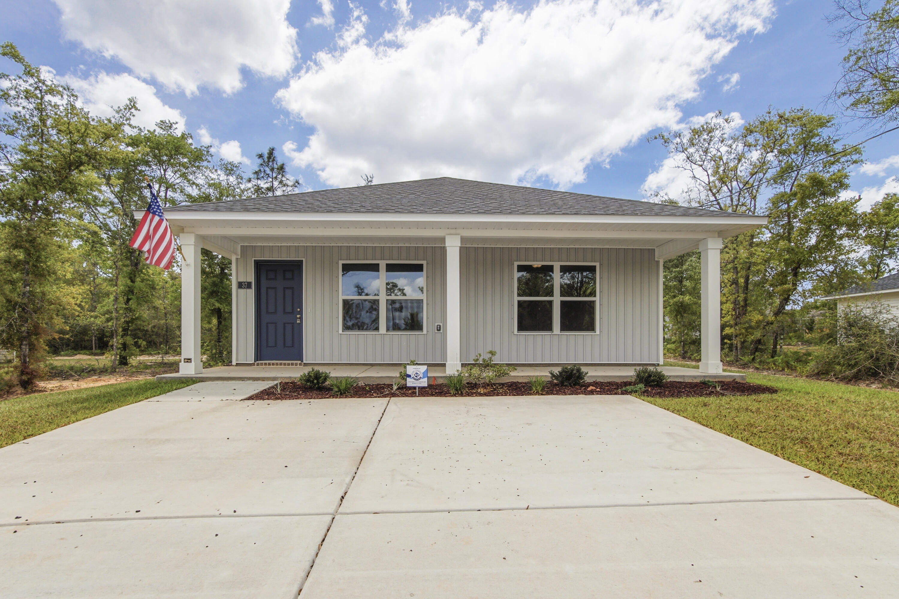 Fresh, simple, and easy to love. This newly built home by Flynn Built offers 2 beds and 2 baths with a light, open layout that feels comfortable and livable. Inside, you'll find durable LVP flooring, granite countertops throughout, stainless appliances and a bright, airy feel that makes the space live larger than expected. The exterior features low-maintenance vinyl siding, making upkeep easy. Also included is a one-year builder warranty for added peace of mind. Plus, with a full-price offer, buyers receive $6,000 toward closing costs, making this a super option for first-time buyers, those downsizing, or anyone looking for a clean, move-in ready start.