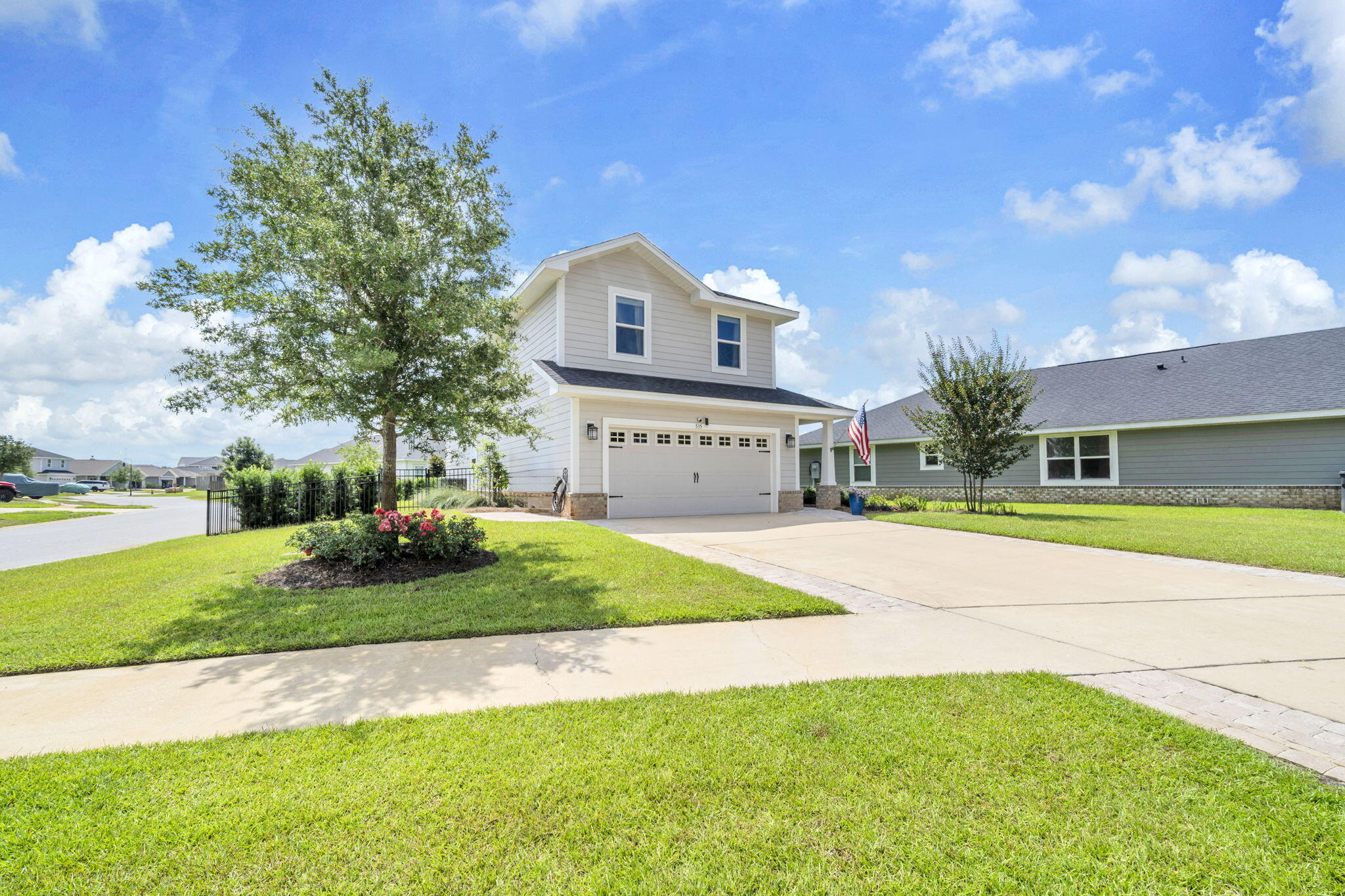 Looking for a move-in-ready home in Freeport close to 30A, South Walton beaches, shopping, and dining? This freshly painted 4-bedroom, 2.5-bath home in the Riverwalk community offers the space, location, and lifestyle buyers are searching for. Just south of Publix on Highway 331 and only about 15 minutes from the sugar-white sands of the Emerald Coast, you'll enjoy convenient access to everything that makes living in Northwest Florida so popular.
The fenced backyard is one of this home's standout features. The landscaping has been thoughtfully designed and beautifully maintained, creating an outdoor space that feels a step above the ordinary. Whether you're hosting friends, enjoying your morning coffee, or letting kids and pets play, you'll appreciate the privacy and beauty this yard provides.
Inside, the open floor plan features 9-foot ceilings, luxury vinyl plank flooring throughout the main living areas, a dedicated first-floor office, and a spacious upstairs loft that works perfectly as a second living area, playroom, media room, or hobby space. The oversized Master Bed suite includes a huge walk-in closet and plenty of room to unwind at the end of the day. Riverwalk residents enjoy a community pool, clubhouse, fitness center, scenic nature trail, and neighborhood dock, offering plenty of opportunities to get outside and enjoy the Florida lifestyle. If you're searching for a Freeport home with a fenced backyard, dedicated office, beautiful landscaping, community amenities and quick access to 30A and South Walton beaches, this home deserves a closer look.