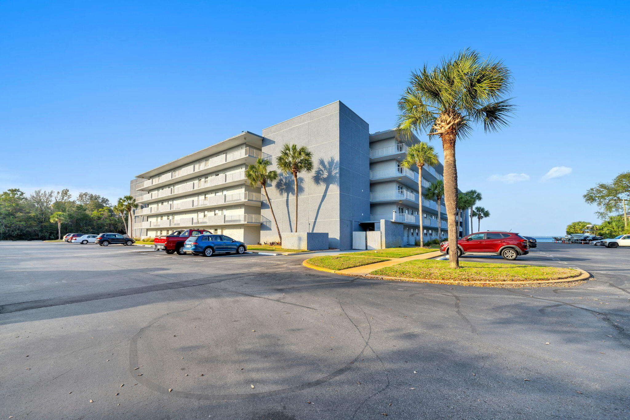 Quiet convenience can be found at this 90 unit rental-restricted condo on 3.6acres on Choctawhatchee Bay.  This Destin 1br/1ba condo lives large with an enclosed patio, large closets, + exterior storage onsite.  Parking for 109 is just outside your front door with plenty of overflow parking and 14 spots for boat parking on site.  Complex includes a bayfront pool, clubhouse + 2 laundry centers on each floor.  This unit has a brand new HVAC with transferable warranty & new water heater. The central location provides for quick trips to many necessities, without even having to access the highway!  Owner's Association allows for service animals only. No pets.