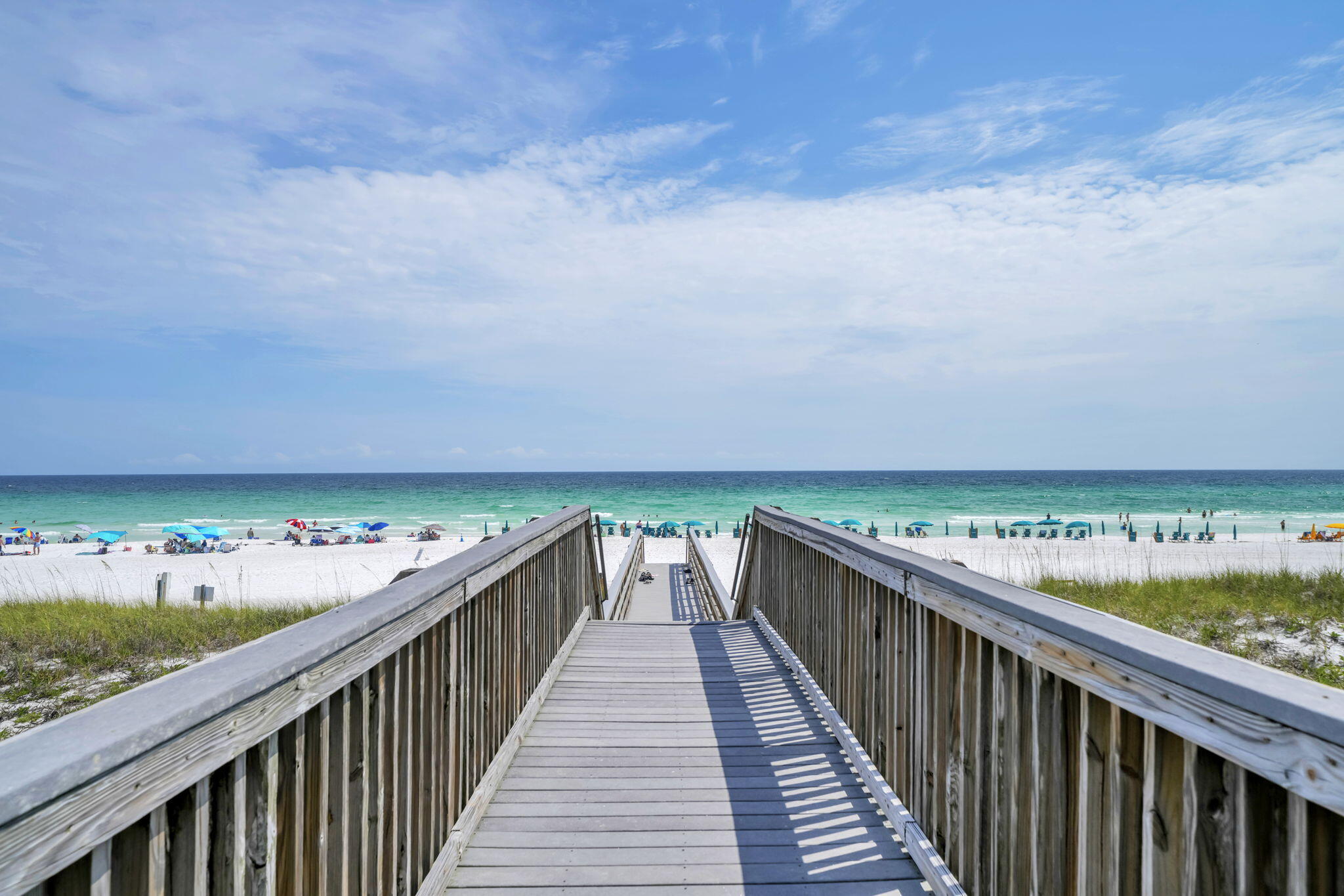 Exceptional gulf front opportunity in Southwinds, a premier rental-restricted building tucked within the gates of Sandestin Golf & Beach Resort. This spacious 4th-floor residence offers panoramic emerald gulf views from the living, dining, and kitchen areas through expansive floor-to-ceiling windows and glass doors opening to a 23' x 7' gulf-facing balcony. The thoughtfully designed floor plan features three bedrooms, two full baths, and an oversized primary suite with dual walk-in closets -- one of which offers the potential to add a third bath. The kitchen is appointed with GE Monogram and Profile stainless appliances and granite countertops. Plantation shutters throughout complete the refined coastal aesthetic.
Southwinds is a quiet, gated enclave offering private gulf front beach access, a gulf front pool, covered owner parking, and dedicated storage. Rental restrictions make this an ideal primary residence or second home for buyers seeking a true retreat on the Emerald Coast.
Sandestin Golf and Beach Resort spans miles of beaches and pristine bay front, with four championship golf courses, world-class tennis and pickleball courts, catch-and-release bass ponds, a 226-slip marina, fitness center, spa, and celebrity chef dining -- all secured by 24-hour gated entry. Explore the entire resort by golf cart or bicycle, and shop, dine, and gather at the charming Village of Baytowne Wharf.