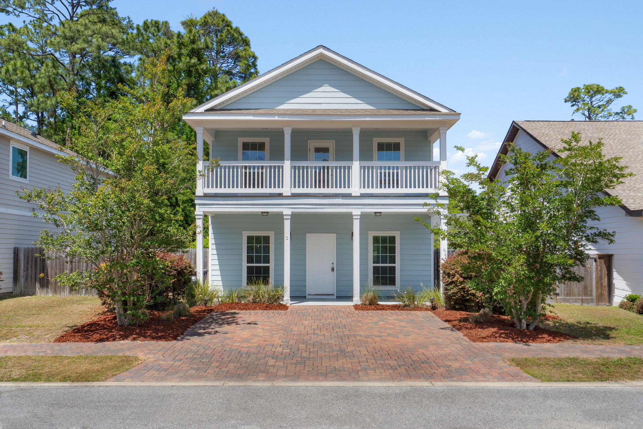 Well-Maintained 3 bed 2.5 bath home in an intimate community in the heart of Santa Rosa Beach. Tranquility By The Bay is a pool community of only 15 homes and no short term rentals. The Savannah floor plan features airy full length balconies off the living room and Master Suite. The open kitchen/dining/living room is very spacious and features granite countertops, stainless appliances and a large walk in pantry. Plenty of storage inside and out with a fully fenced backyard for privacy and a covered back porch. 
This community is steps from the Bay and minutes from the Beaches 30A.  Nearby is the Kellogg Bayside Public park with easy access to the bay for kayaks, canoes and paddle boards.