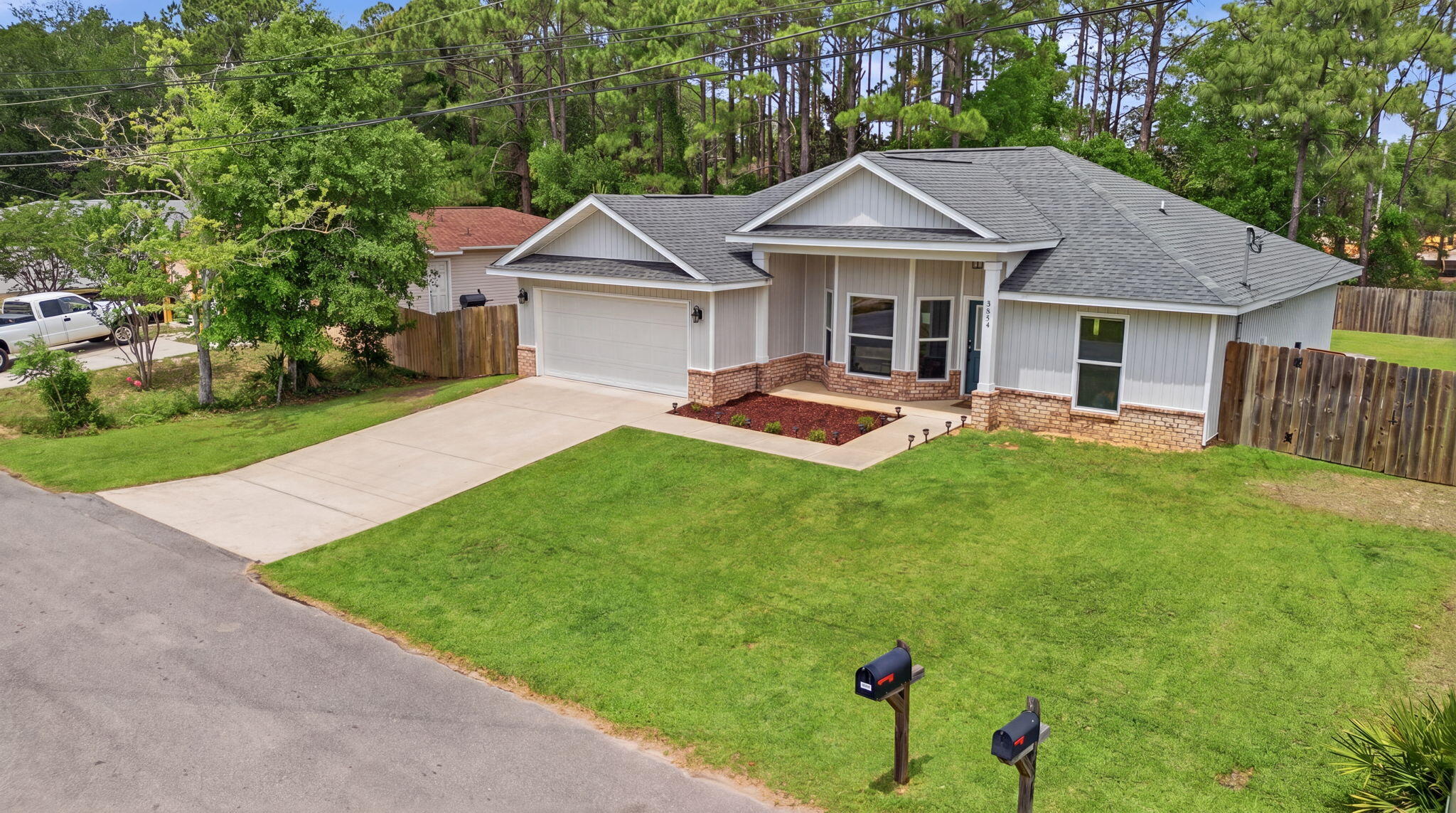 **$5,000 towards Buyer Closing Cost!!!** Welcome to 5624 Charter Circle, a beautifully maintained home nestled in the heart of Gulf Breeze. This property has been immaculacy kept and is move in ready! Thoughtfully designed, the home features spacious living areas filled with natural light, creating an inviting atmosphere ideal for both everyday living & entertaining. The interior showcases a well-appointed kitchen with ample cabinetry, seamlessly flowing into the main living & dining areas. Additional features include vaulted ceilings, modern finishes, a neutral color theme, LVP & tile flooring throughout. Step outside to a fully fenced backyard designed for both privacy & enjoyment--ideal for pets, outdoor gatherings, or quiet evenings on the covered backporch. The master bedroom offers a private en-suite bath and a large walk-in closet. No HOA and zoned for the brand-new Soundside High School.