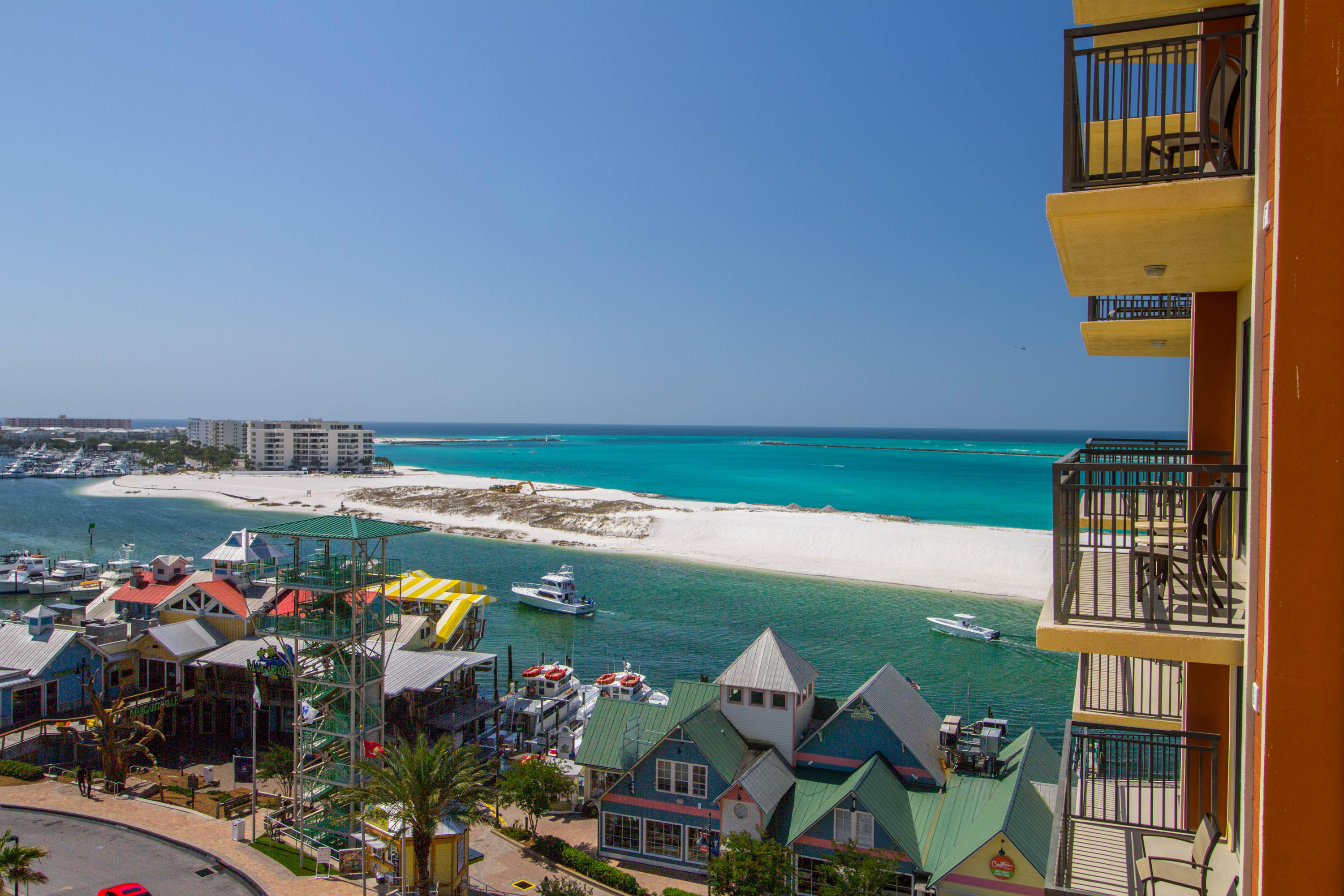 Fractional Ownership. Share A for sale. 6 Weeks of Usage each year. Three bedroom/three bathroom condominium and can sleep up to 8 guests. Water views include the East Pass, Destin Harbor, and the Gulf of Mexico. Amenities galore include The Spa at Emerald Grande offering 11 treatment rooms for individual and couple treatments, East Pass fitness center with cardiovascular equipment and free weights, water beach shuttle that will take owners to Destin's famous pristine, white beaches, 2,500 square foot Grande Vista Pool Deck,and much more.