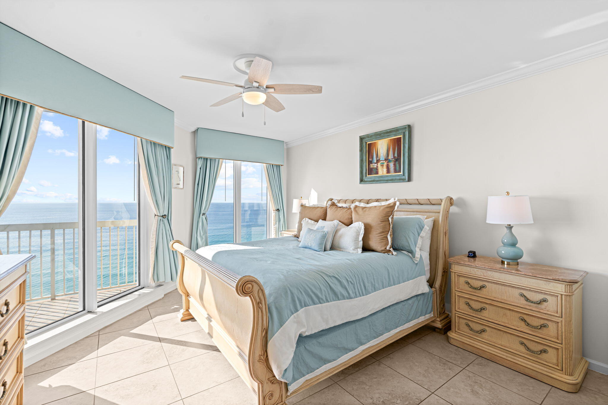 Welcome to coastal luxury at its finest. This stunning 15th-floor end unit in Silver Beach Towers offers 3 bedrooms, 3 bathrooms, and 1,914 sq ft of elevated Gulf-front living with sweeping East and West views that frame both sunrise and sunset over the emerald waters of the Gulf of Mexico. 

Step inside to an open living concept filled with natural light and stunning Gulf views from nearly every room. The condo has been freshly painted and features newer tile flooring throughout, updated backsplash in kitchen with tiled kick-back under the kitchen bar, and high-end furniture with matching window treatments in each room!  The living space flows effortlessly onto a generous balcony, the perfect vantage point to soak in the panoramic coastal views. 

Located in the heart of Destin, Si Located in the heart of Destin, Silver Beach Towers offers 600 feet of private sugar-white beachfront, plus an unmatched suite of resort-style amenities. Enjoy two Gulf-front pools, hot tubs, direct beach access, a tiki bar, tennis and pickleball courts, assigned beach-storage closet on the ground floor, and an assigned covered parking space.  Everything you need for effortless beach living. 

This established luxury complex in the heart of Destin provides the ideal blend of comfort, style, and convenience. Don't miss the opportunity to own this exceptional end unit with panoramic Gulf views and a turnkey coastal charm ready for your next chapter in paradise.