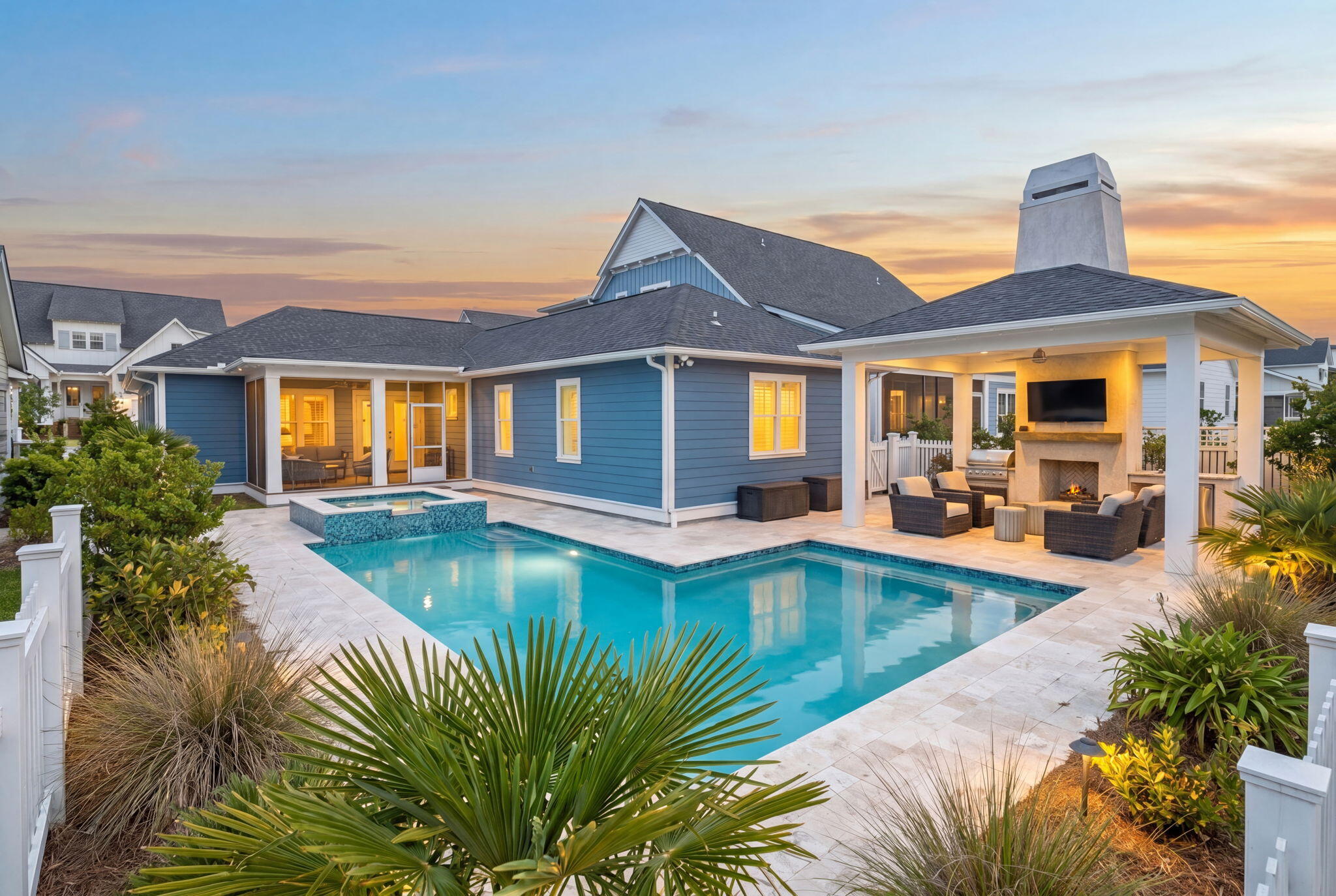 NEW HIGHLY COMPETITIVE PRICE! This home, now offered at a compelling $865,000, is the lowest-priced Romair home currently on the market. It represents a rare opportunity to acquire a nearly new (2022) upgraded home in the premier, amenity-rich community of Watersound Origins. Whether you're seeking a primary residence, a sophisticated second home, or a strategic long-term investment property, this home is priced to sell and offers all the possibilities. Located in the Stillwater section, one of the most desirable sections of Origins, this 3B|3B residence delivers more than 2000 square feet of open-concept living space. Inside, the home is a testament to elevated design, featuring 10-foot ceilings, along with over $30K in upgrades, including wire-brushed engineered hardwood floors, shiplap and crown molding accents, Sonos system, screened in porch and privacy fencing in the backyard. The well-equipped chef's kitchen is the center of this home designed for effortless entertaining and  equipped with quartz counters, Bosch stainless appliances, expanded upper and lower cabinets, quartz island and walk-in pantry. The expansive backyard is a true coastal oasis with screened-in back porch, fully fenced-in backyard, 30 foot green space buffer, AND plenty of space to add your own private pool and outdoor fireplace/cabana. (Please note: backyard photos with pool and outdoor fireplace cabana is a rendering and does not reflect actual outdoor space.) Watersound Origins is a highly sought-after community offering the ultimate South Walton lifestyle. It appeals to investors due to its highly desirable no short-term rental policy, providing stability and protecting long-term property values. For families and professionals, the location is truly excellent, offering convenient access to groceries, high-end restaurants, shopping, and medical care, all while being minutes from 30A and Inlet Beach. 

The Watersound Town Center, located at the community entrance, provides immediate access to daily conveniences, including Publix, Starbucks, medical services, and year-round family activites. Community amenities abound at the Village Commons, which features a zero-entry pool, a fitness center, a playground, and tennis, pickleball and basketball sport courts. Residents also enjoy unlimited golf on one of the country's top Par 3 short-courses, plus miles of scenic walking and biking trails throughout the neighborhood.Experience the charm, quality, and connected lifestyle that make Watersound Origins one of 30A's most desirable residential communities. Call today to schedule your private tour! Buyer to verify all dimensions.