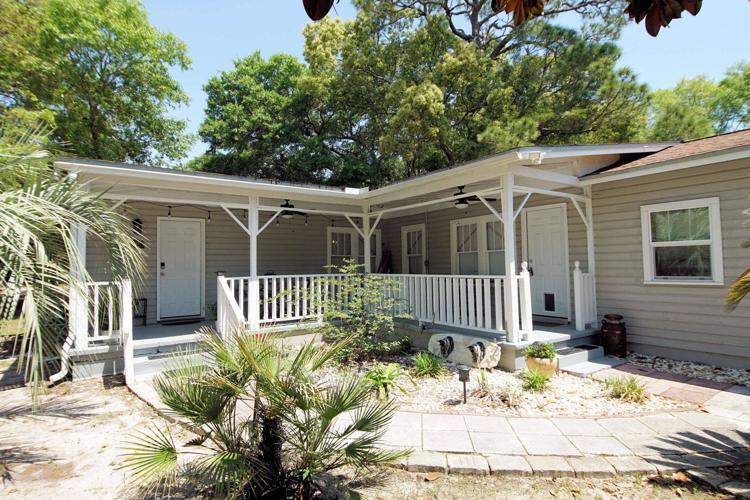 Furnished or unfurnished 6 months to a year rental!  This home is located in Downtown Fort Walton. Beaches, shopping, restaurants around the corner. 4 bedroom and 2 bath home with 1,691 sq ft and features two living rooms, a dining room, a large kitchen, and a laundry room area. The primary bedroom has an ensuite bathroom and walk in shower and a walk in closet. The guest bathroom has a tub and shower combination. Kitchen and bathrooms have been updated. Newer HVAC unit with air filter system. Pest control is owner's responsibility. Small motorcycle or lawnmower garage. Utilities and internet are the tenant's responsibility. Pets must be approved by owner. NO smoking, good rental and employment history, clean credit, nonrefundable cleaning fee. There may be an application fee. Tenant covers utilities.